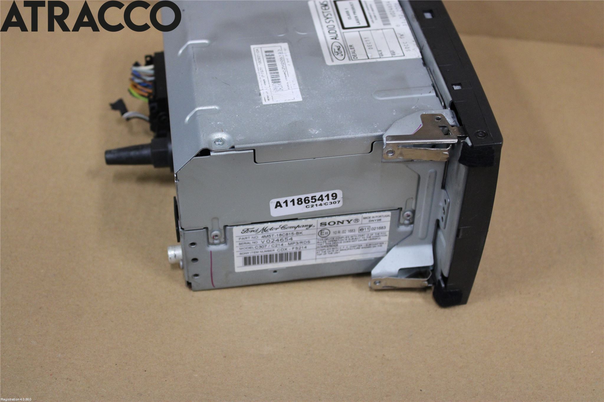 Ford FOCUS C-MAX I 03-06 Stereo Radio Med Cd