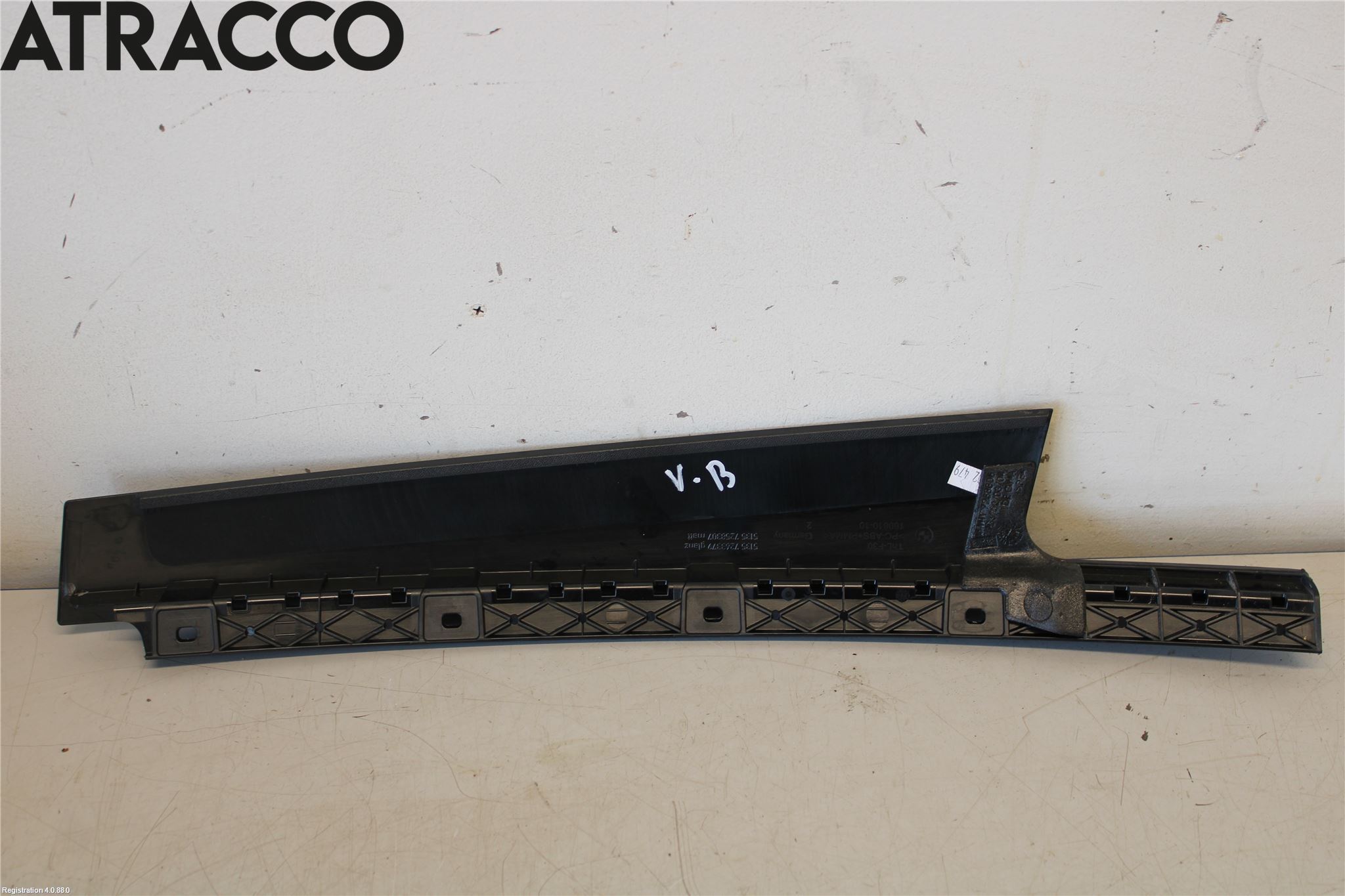 BMW 3 F30/F31/F80 12-19 Dør Dekorlist Vb