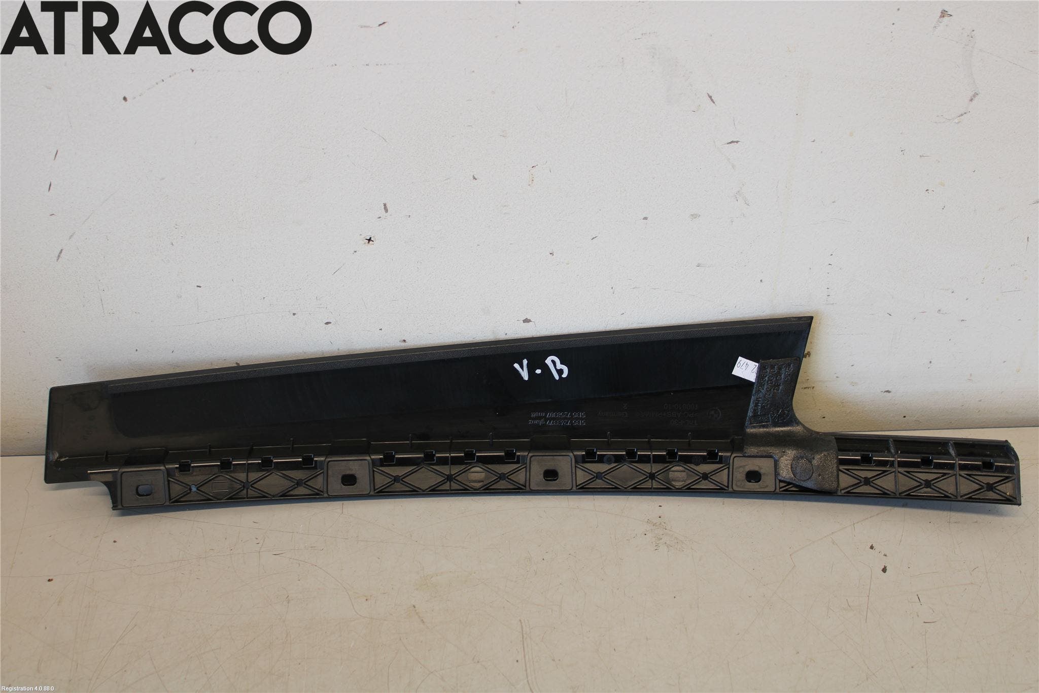 BMW 3 F30/F31/F80 12-19 Dør Dekorlist Vb