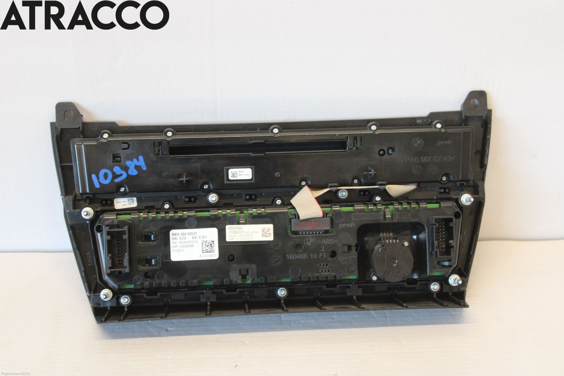 BMW 5 F10/F11/F18 09-17 Varme Ac Betjening-Display