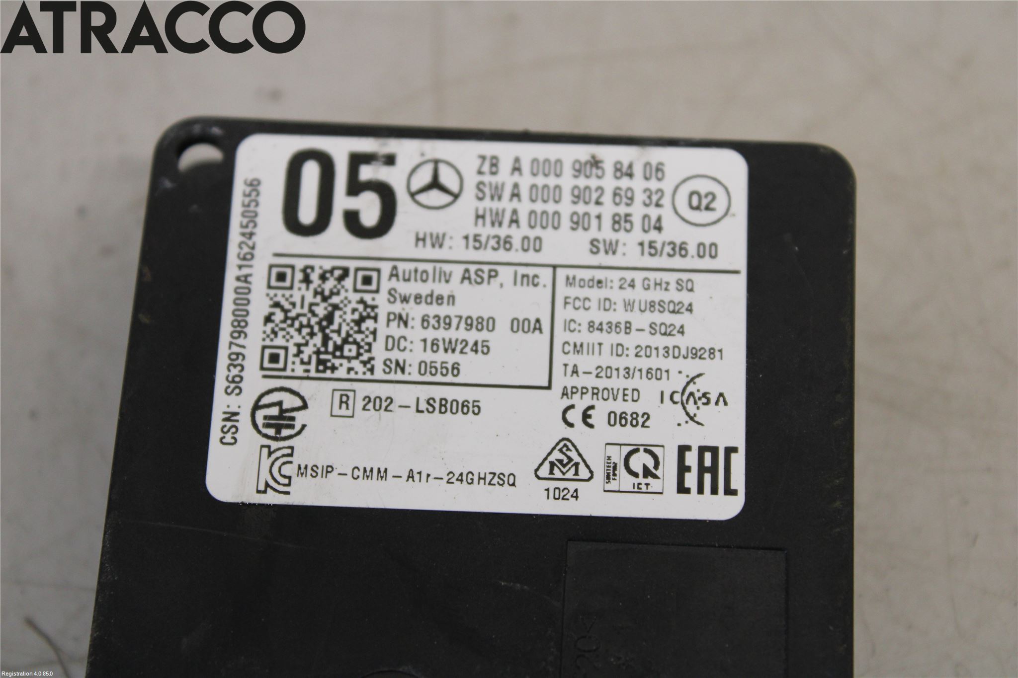 Mercedes-Benz MB CLA-KLASS (C117/X117) 13-19 Styreenhet Øvrig