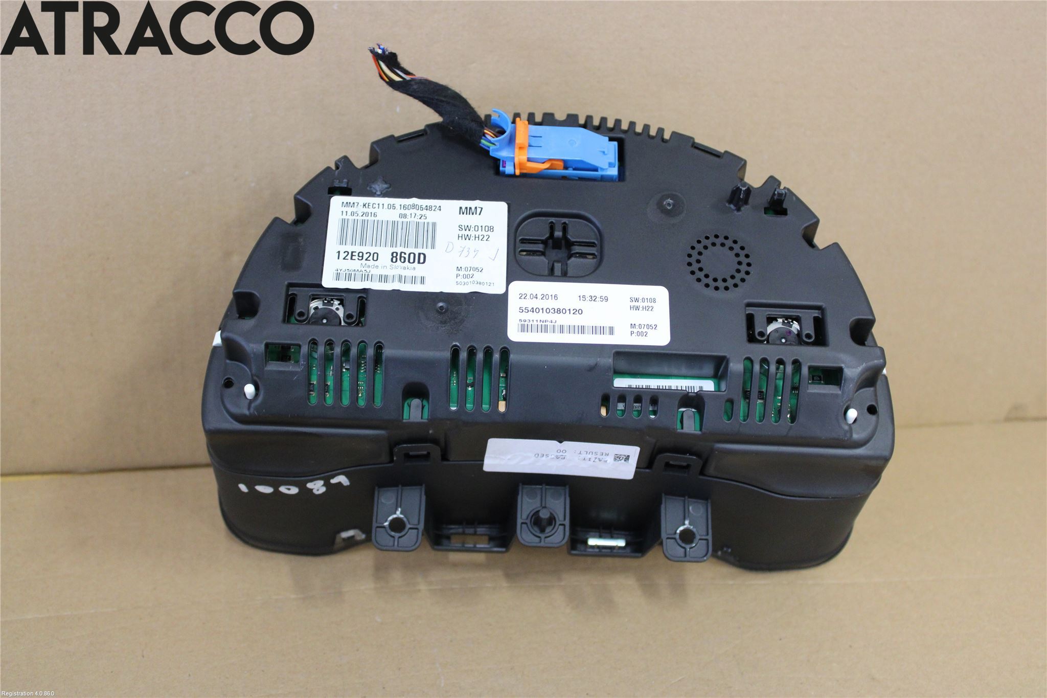 Volkswagen VW UP! / E-UP! Instr Kombinert