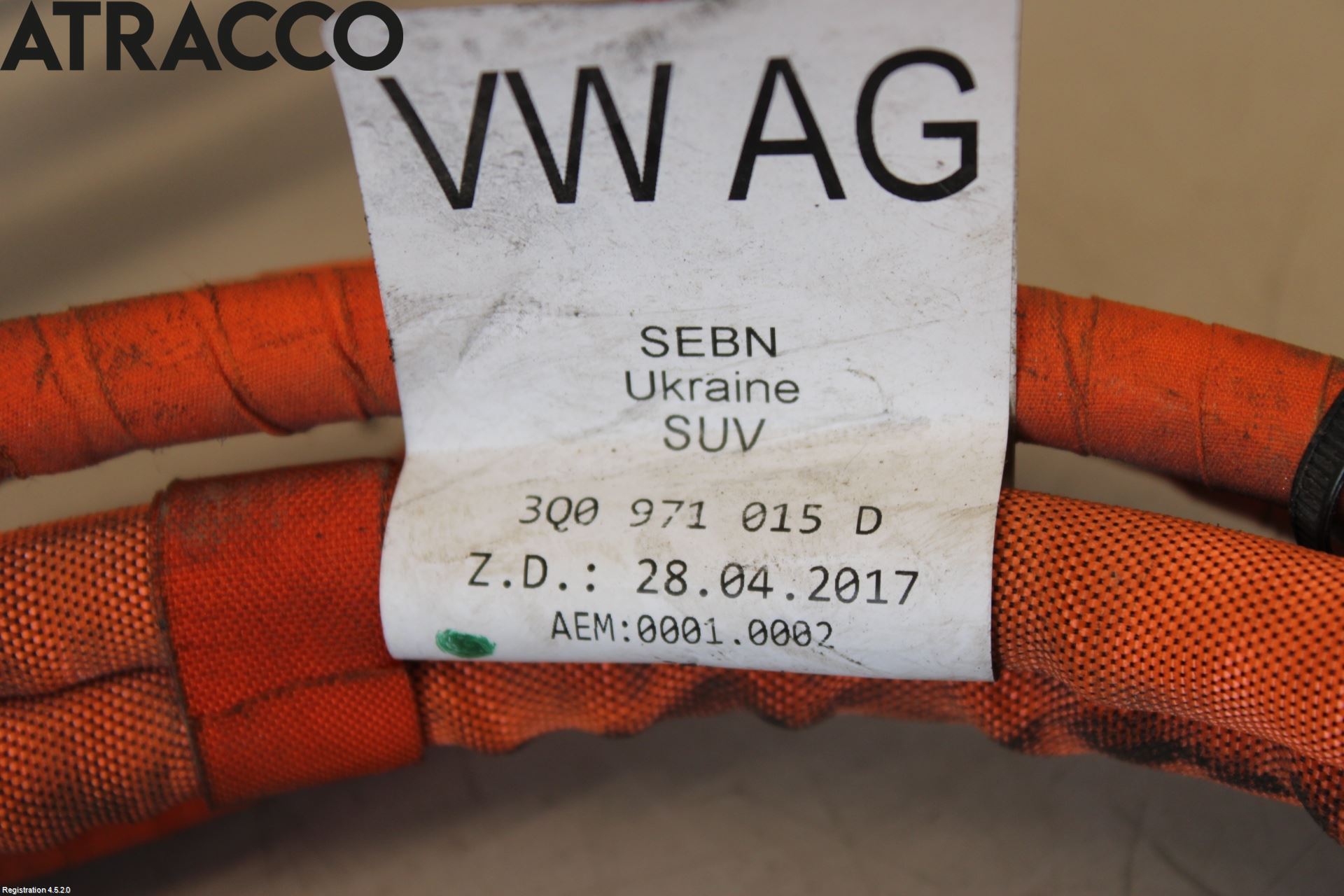 Skoda SUPERB 16-24 Kabelhärva Högspänning