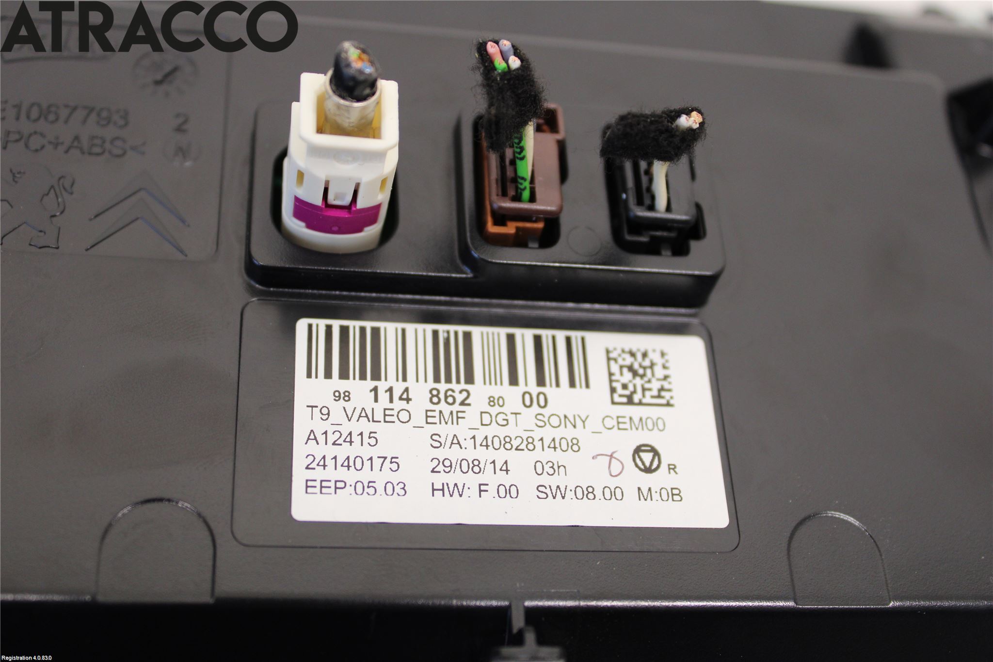 Peugeot 308 14-21 Multifunktionsdisplay