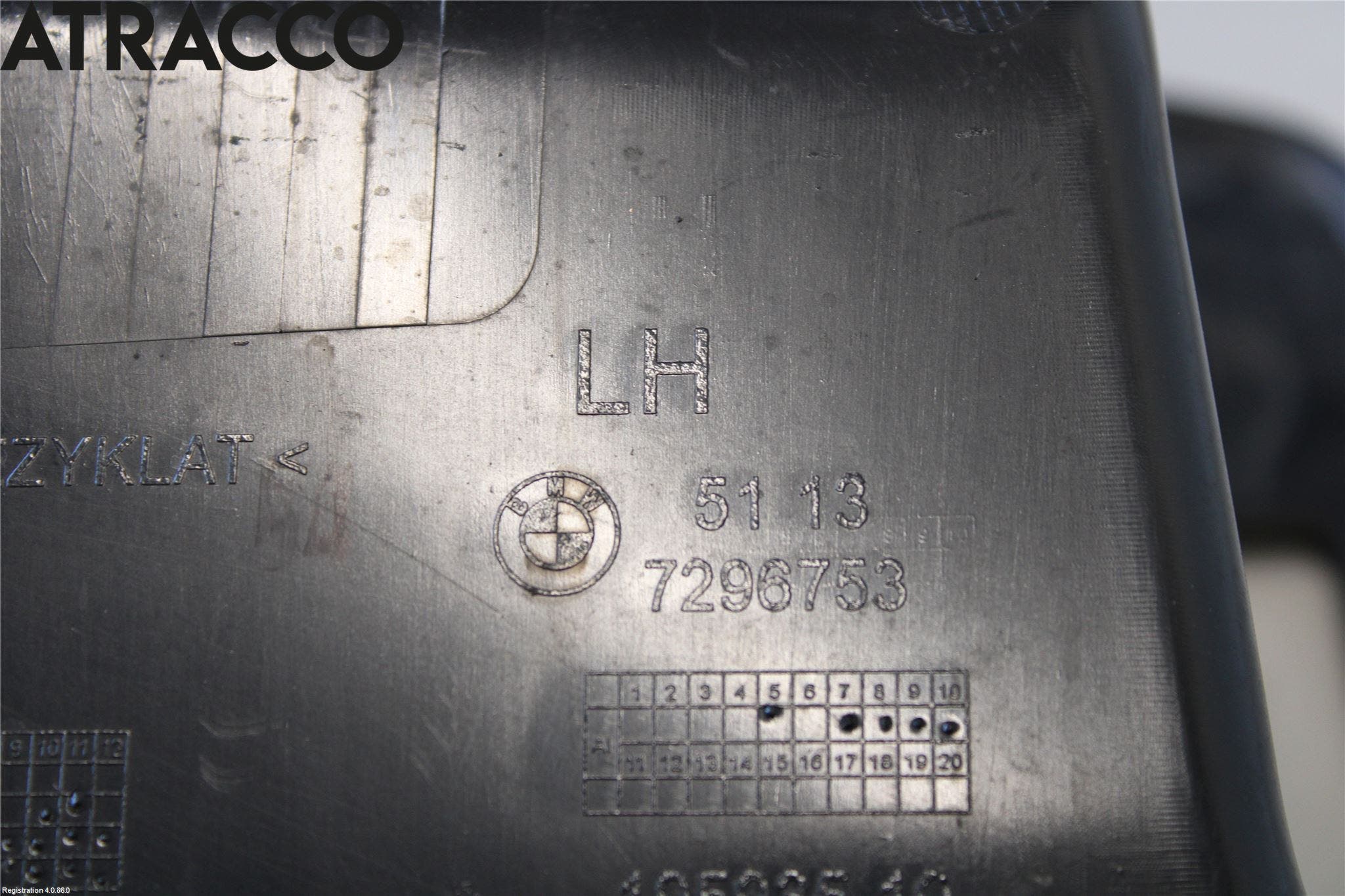 BMW i3 I01 13-22 Skjerm Bak V