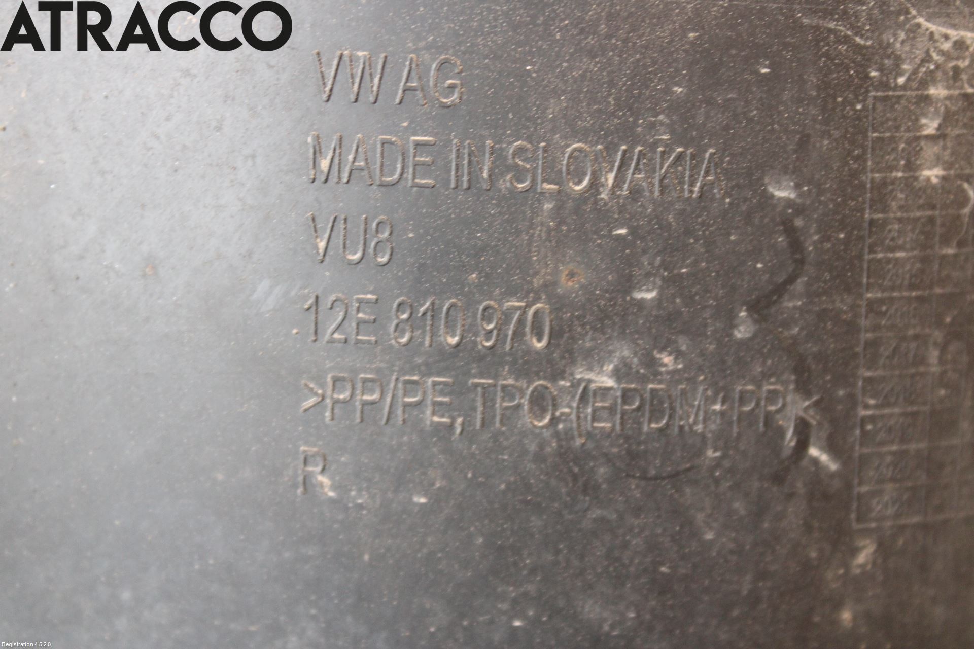 Volkswagen VW UP! / E-UP! Skjerm Indre