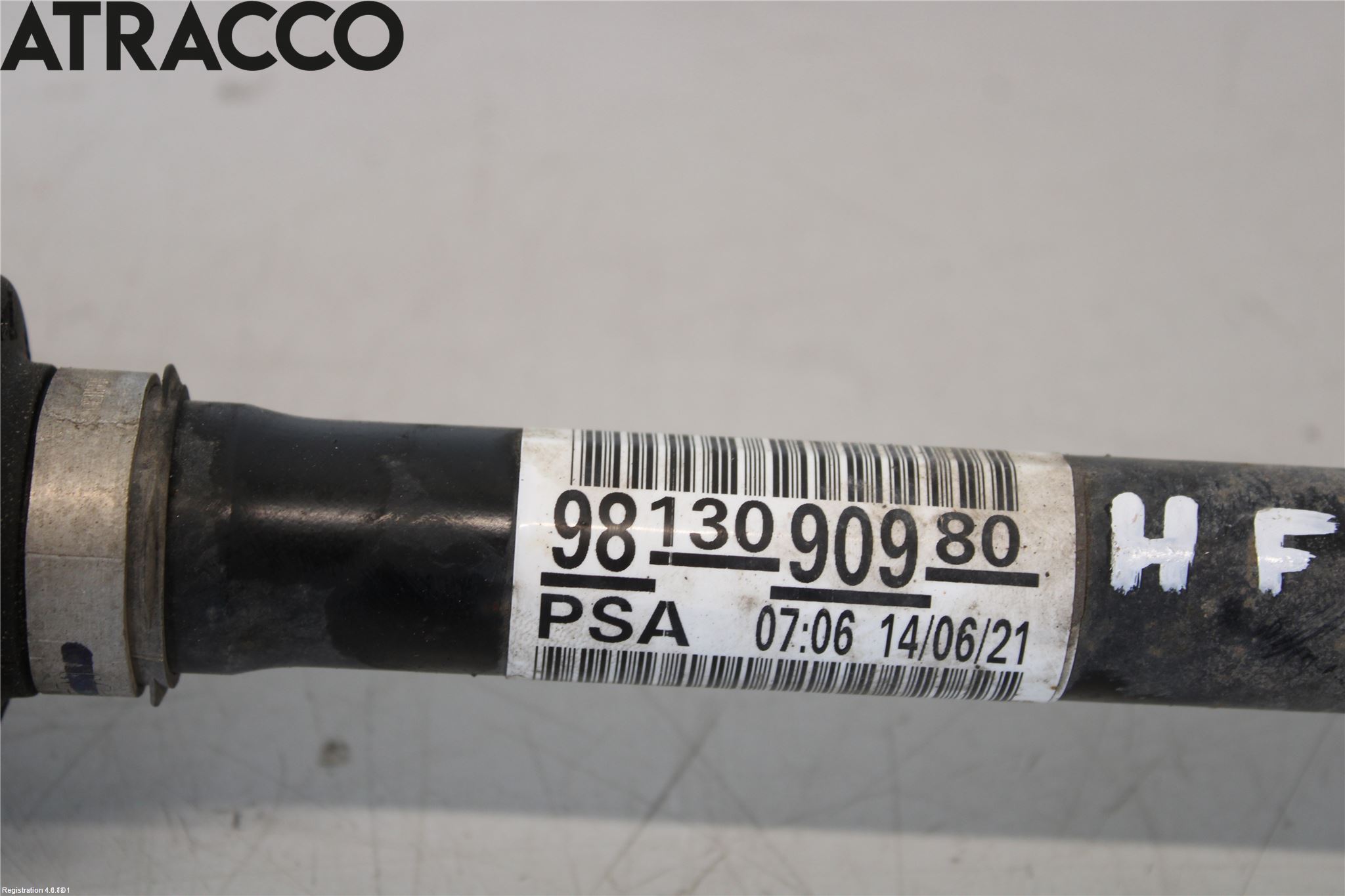 Toyota PROACE II 16- Drivaksel Foran Kompl Høyre