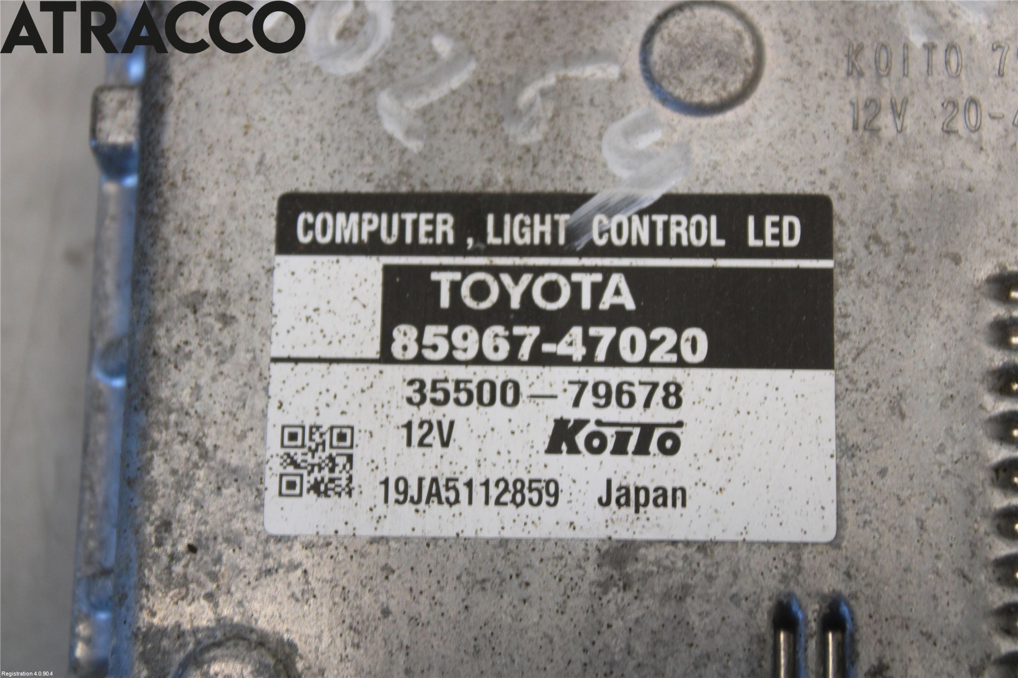 Lexus CT 200h Styreenhet Xenon