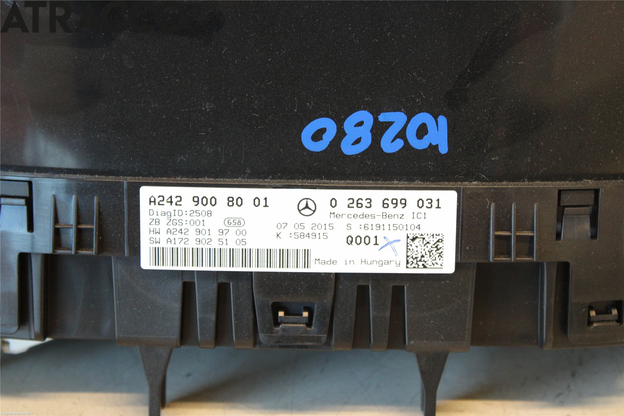 Mercedes-Benz MB B-KLASS (W246/W242) 12-19 Instr Kombinert