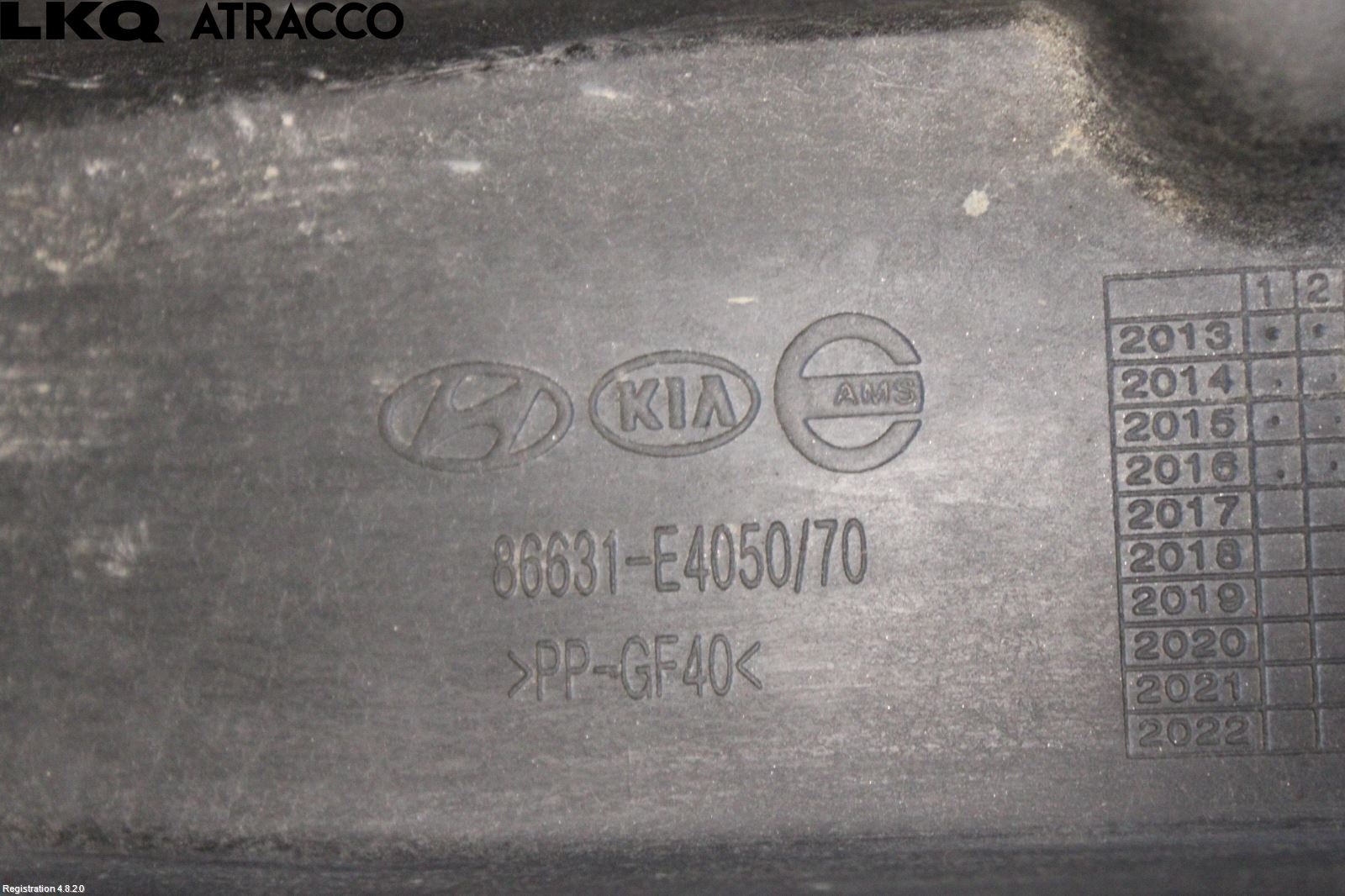 Kia SOUL 09- Støtfanger Bak Bjelke