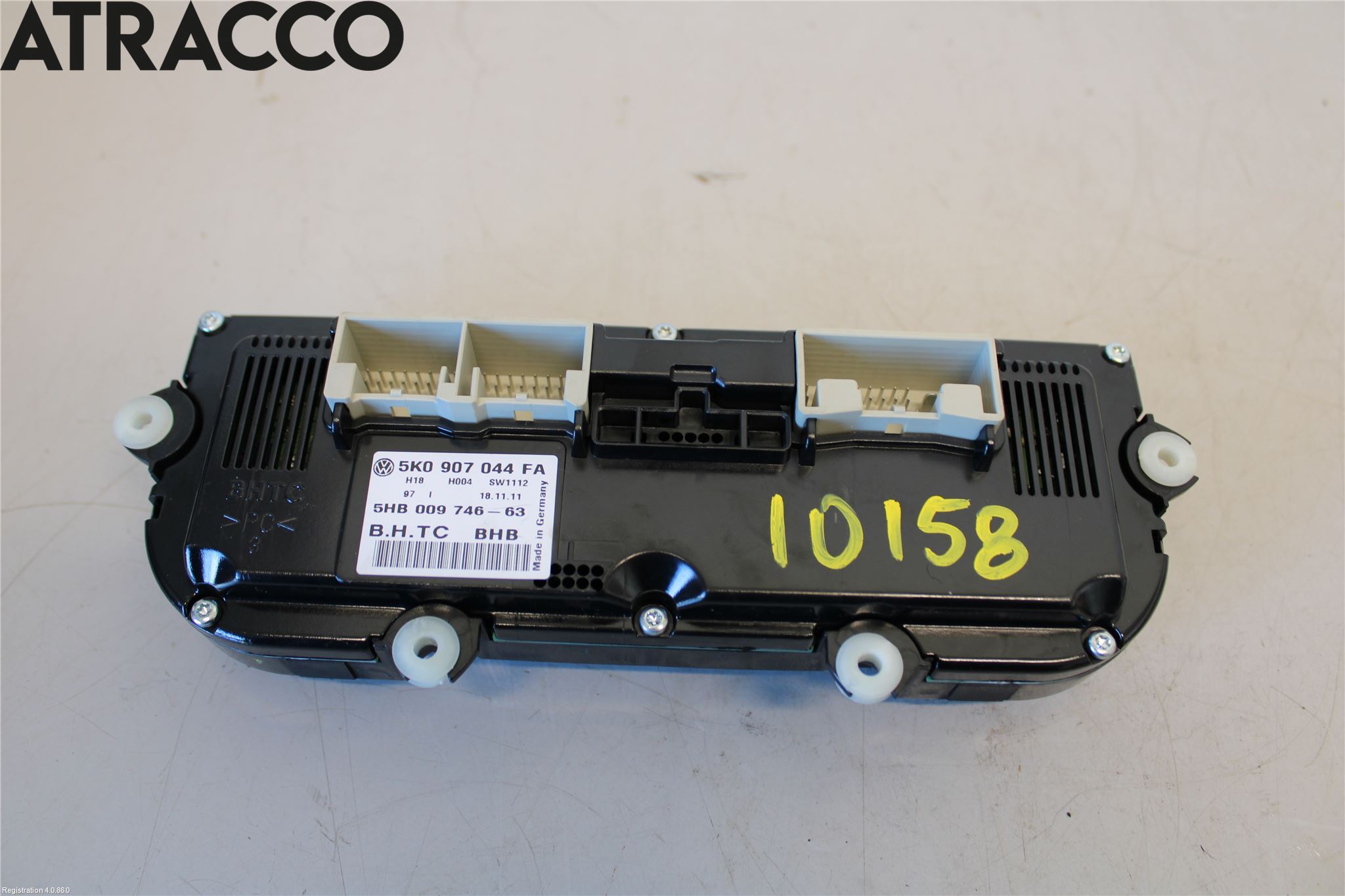 Volkswagen VW GOLF PLUS/CROSS GOLF 04-14 Varme Ac Betjening-Display