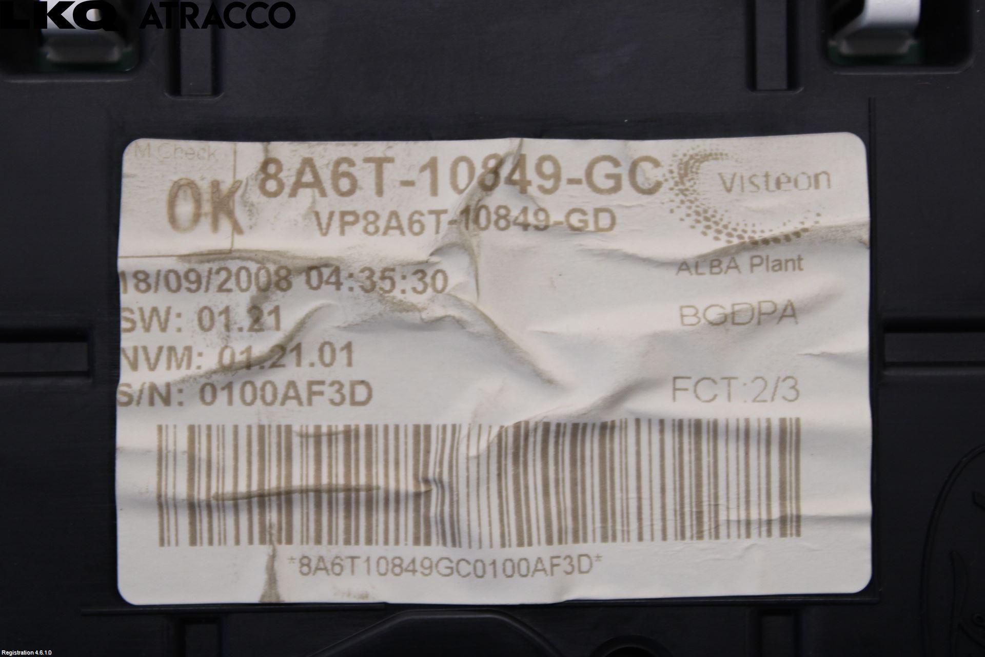 Ford FIESTA 09-12 Instr Kombinert