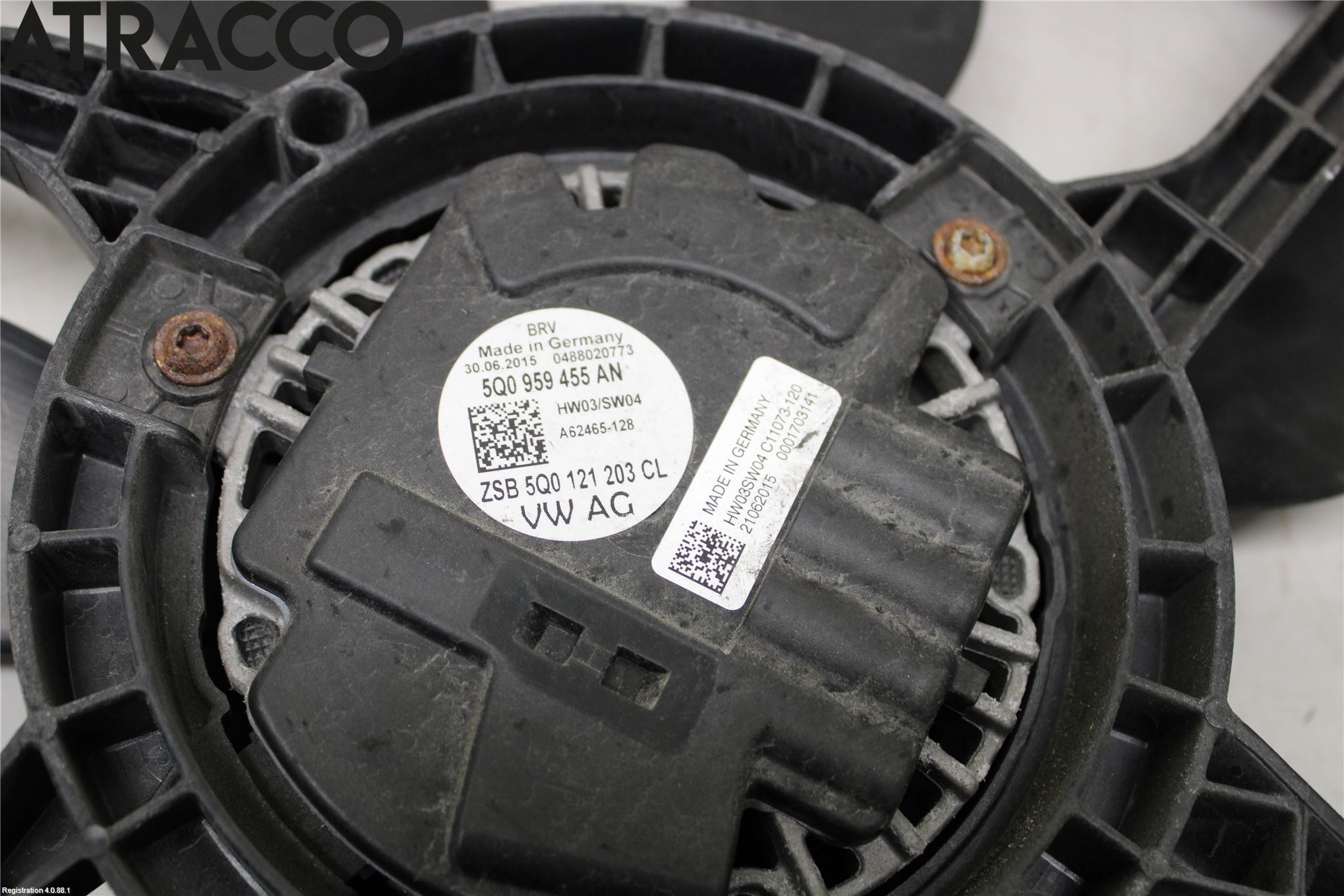 Volkswagen VW GOLF / E-GOLF VII 13-20 Kjølevifte Elektrisk