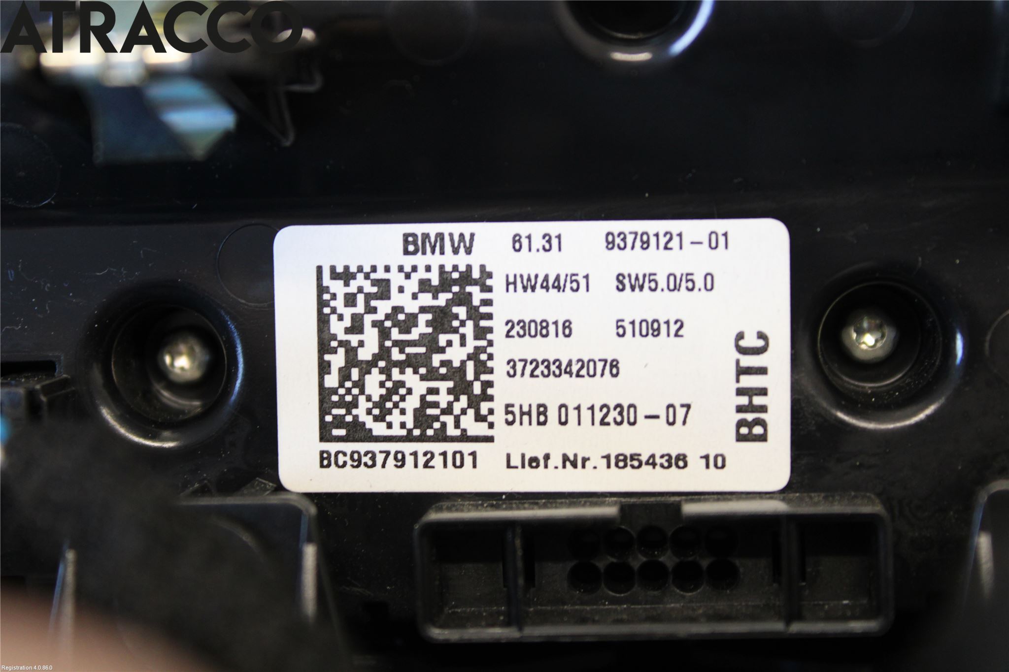 BMW i3 I01 13-22 Varme Ac Betjening-Display