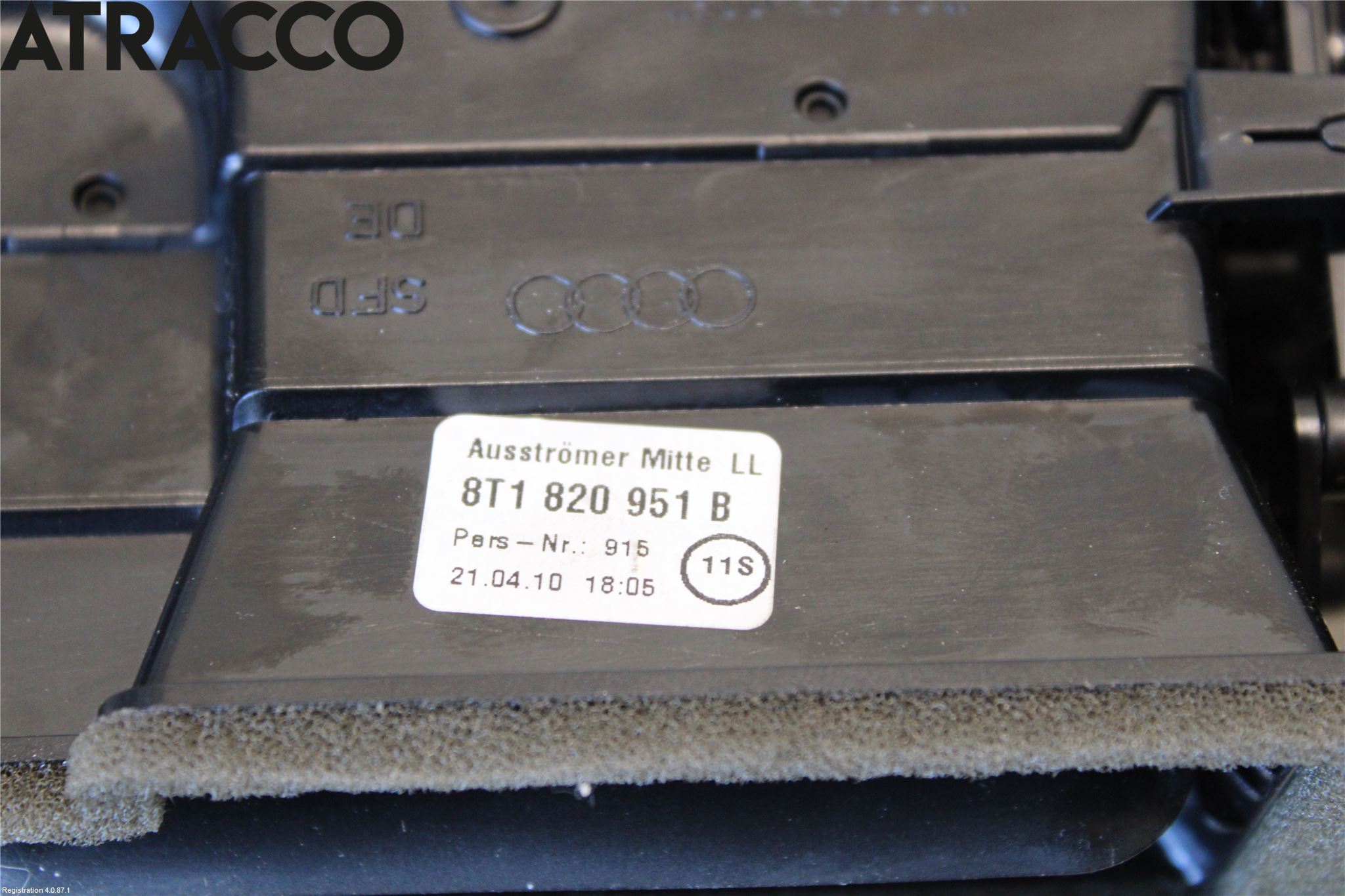 Audi A4/S4 08-11 Dashbord Kanal - Dyse