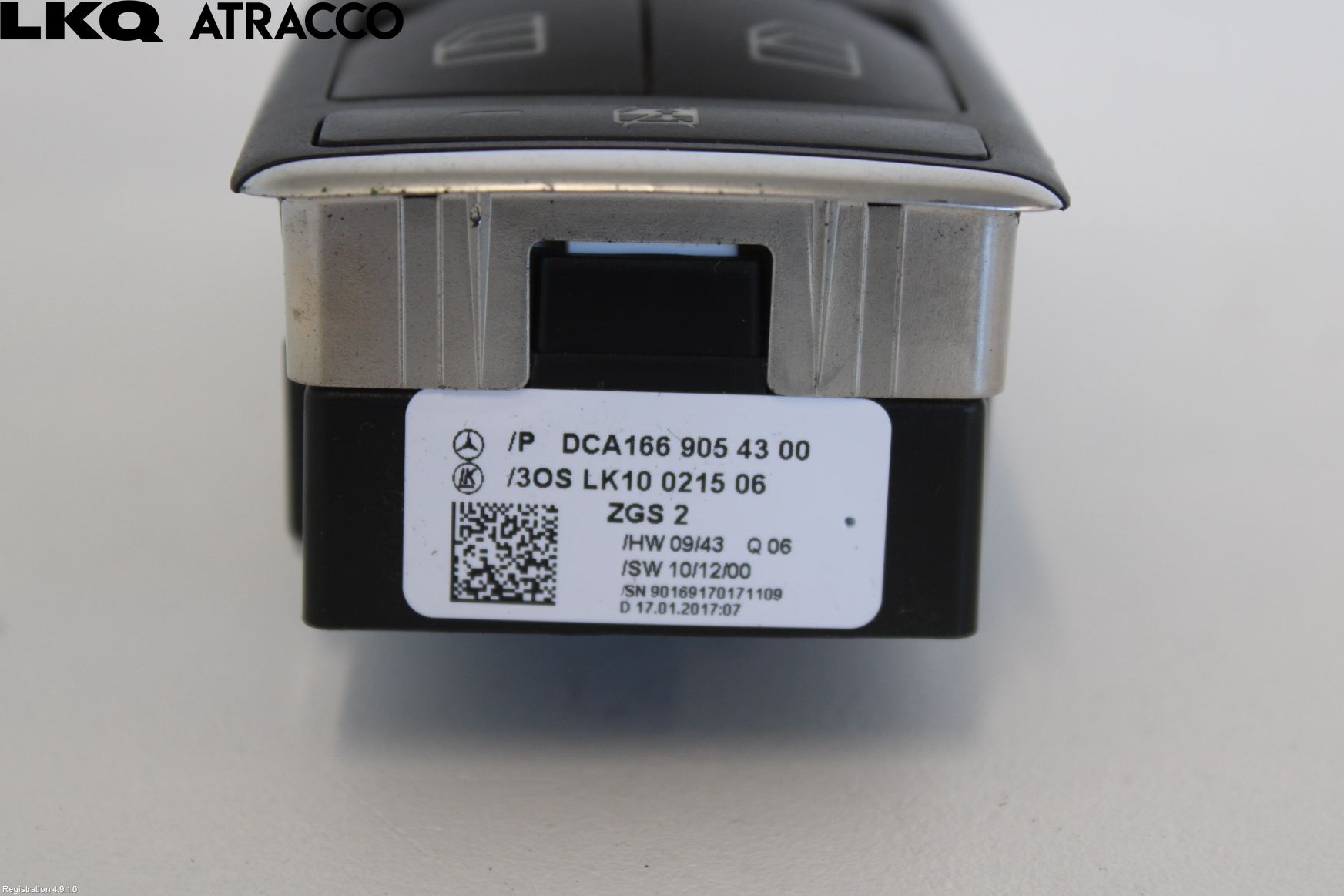 Mercedes-Benz MB B-KLASS (W246/W242) 12-19 Bryter Vindusheis