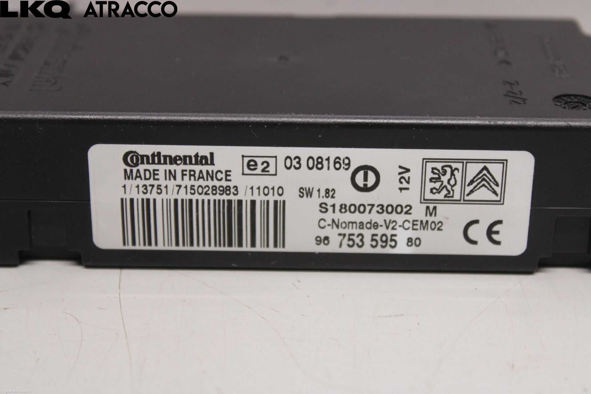 Citroen BERLINGO 08-18 Styreenhet Øvrig