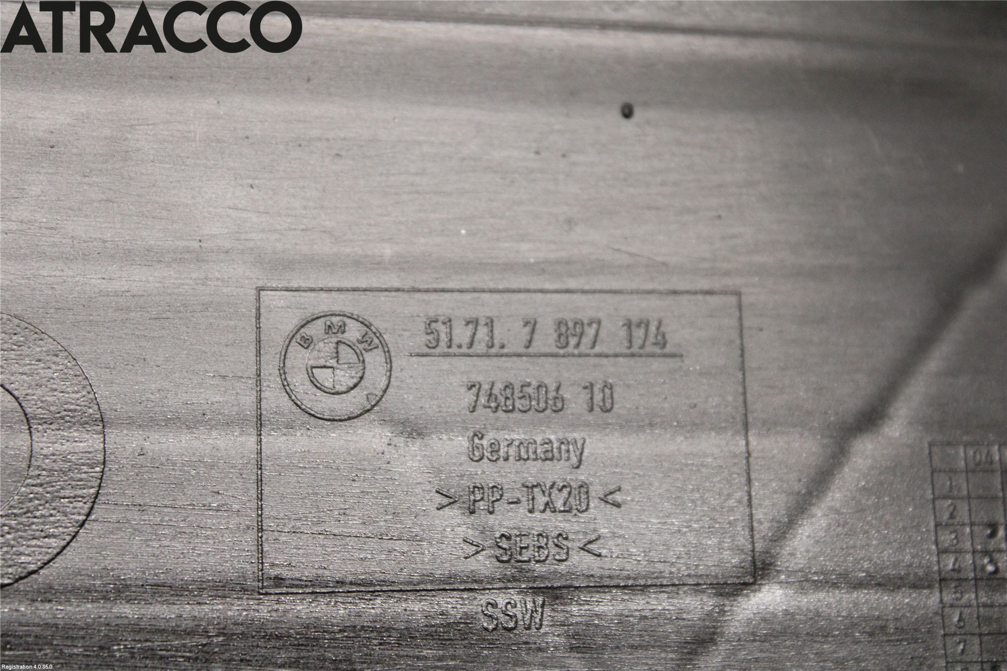 BMW 5 E60/61 Sed/Tou 02-10 Luftstyring Front