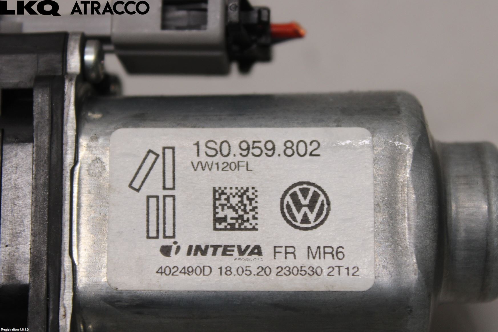 Volkswagen VW UP! / E-UP! Vindusheismotor