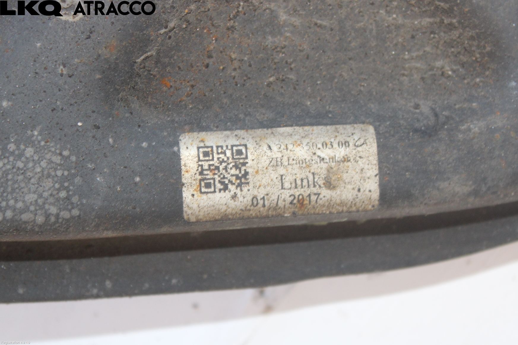 Mercedes-Benz MB B-KLASS (W246/W242) 12-19 Bærearm Bak Venstre