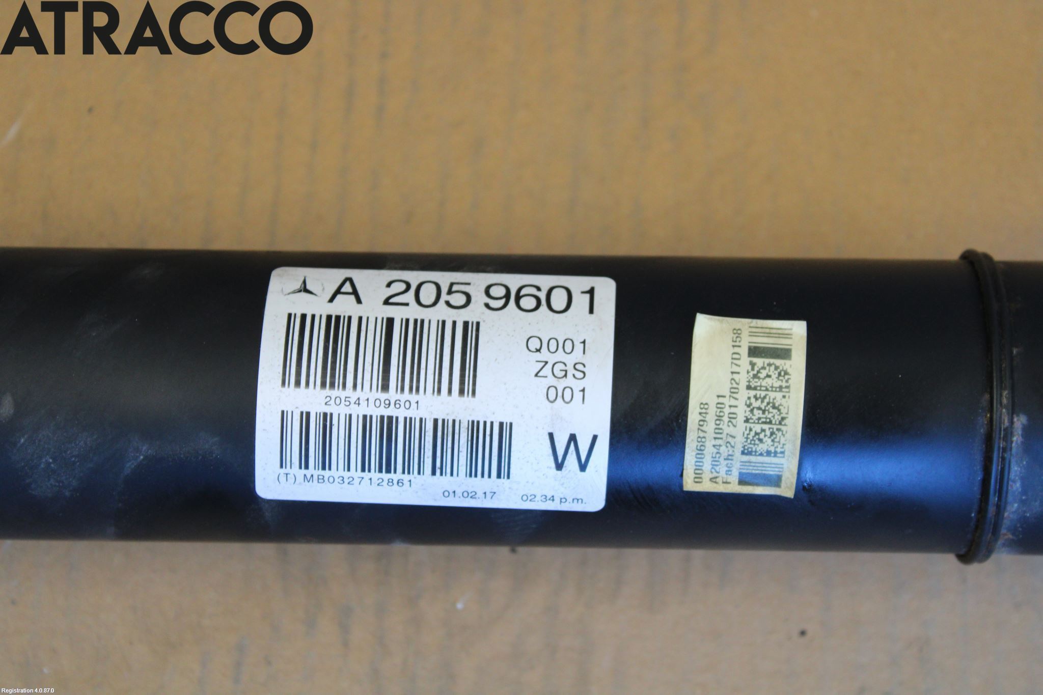 Mercedes-Benz MB C-KLASS (W205) 14-21 Mellomaksel Kompl