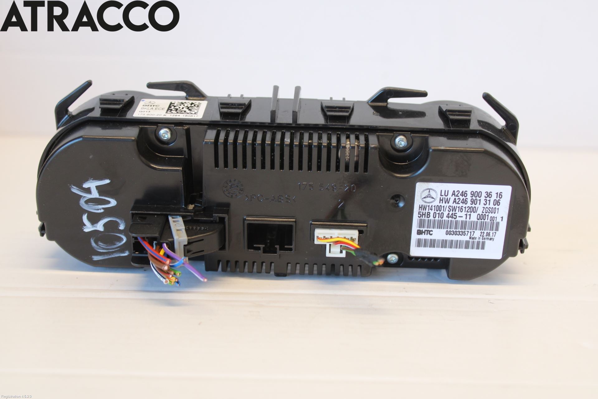 Mercedes-Benz MB CLA-KLASS (C117/X117) 13-19 Varme Ac Betjening-Display