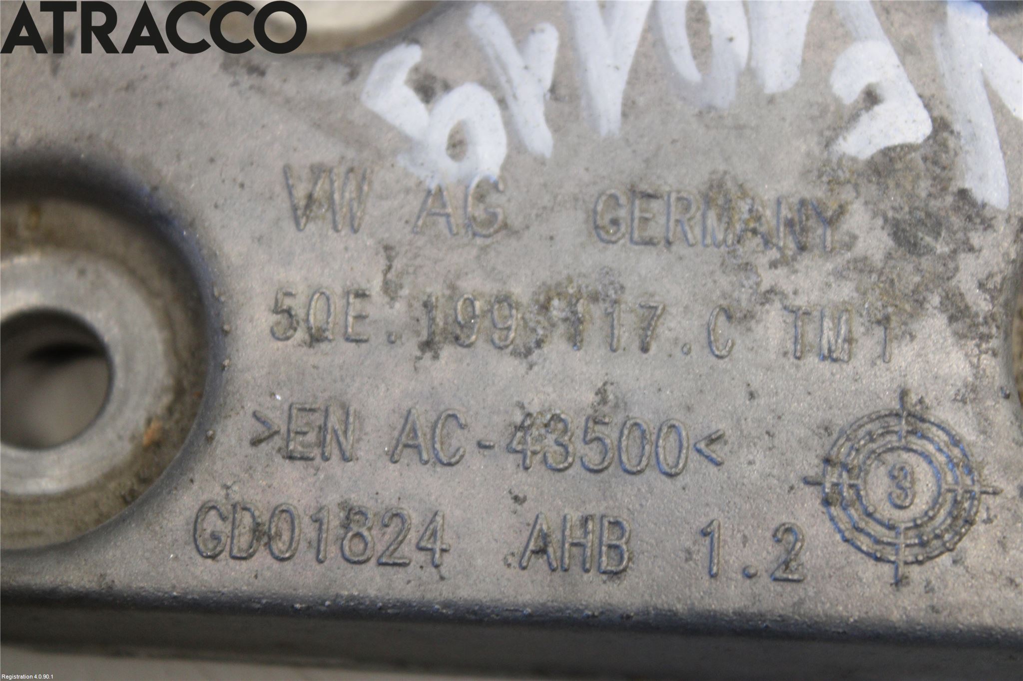 Volkswagen VW GOLF / E-GOLF VII 13-20 Gearkasse Feste Stål-Alu