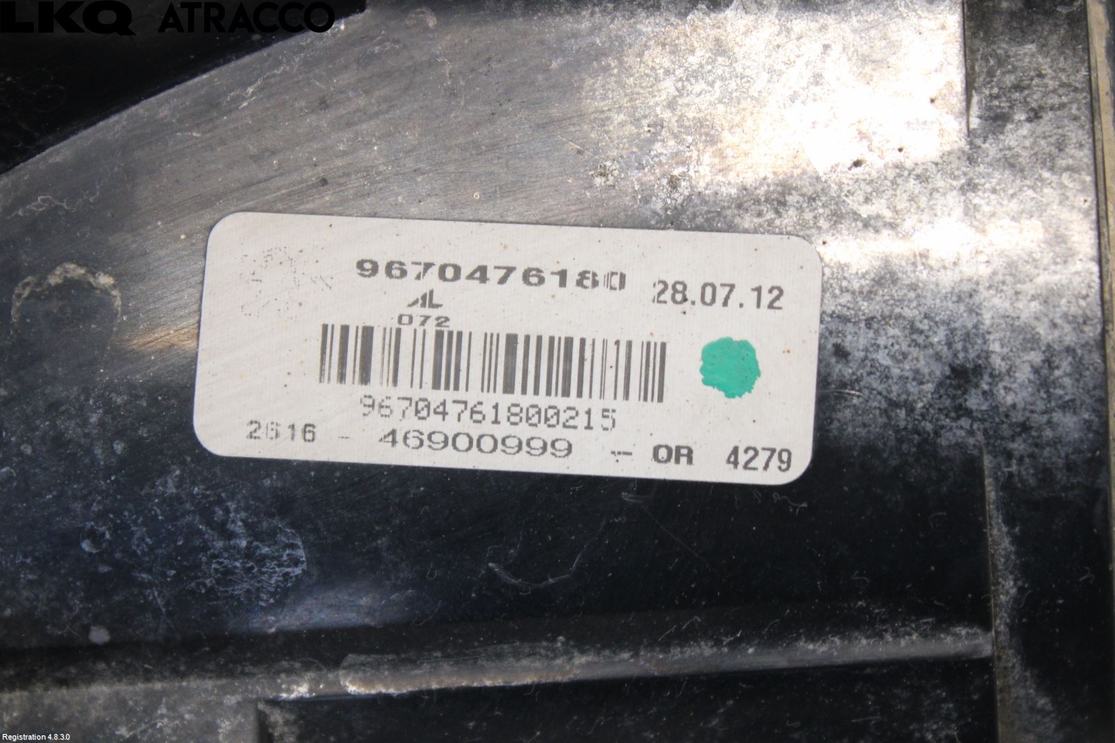 Peugeot 508 11-18 Frontlykt-Kurve-Tåkelys