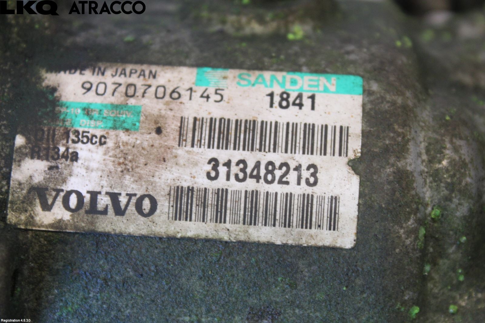 Volvo V60 11-13 Varme Ac Kompressor