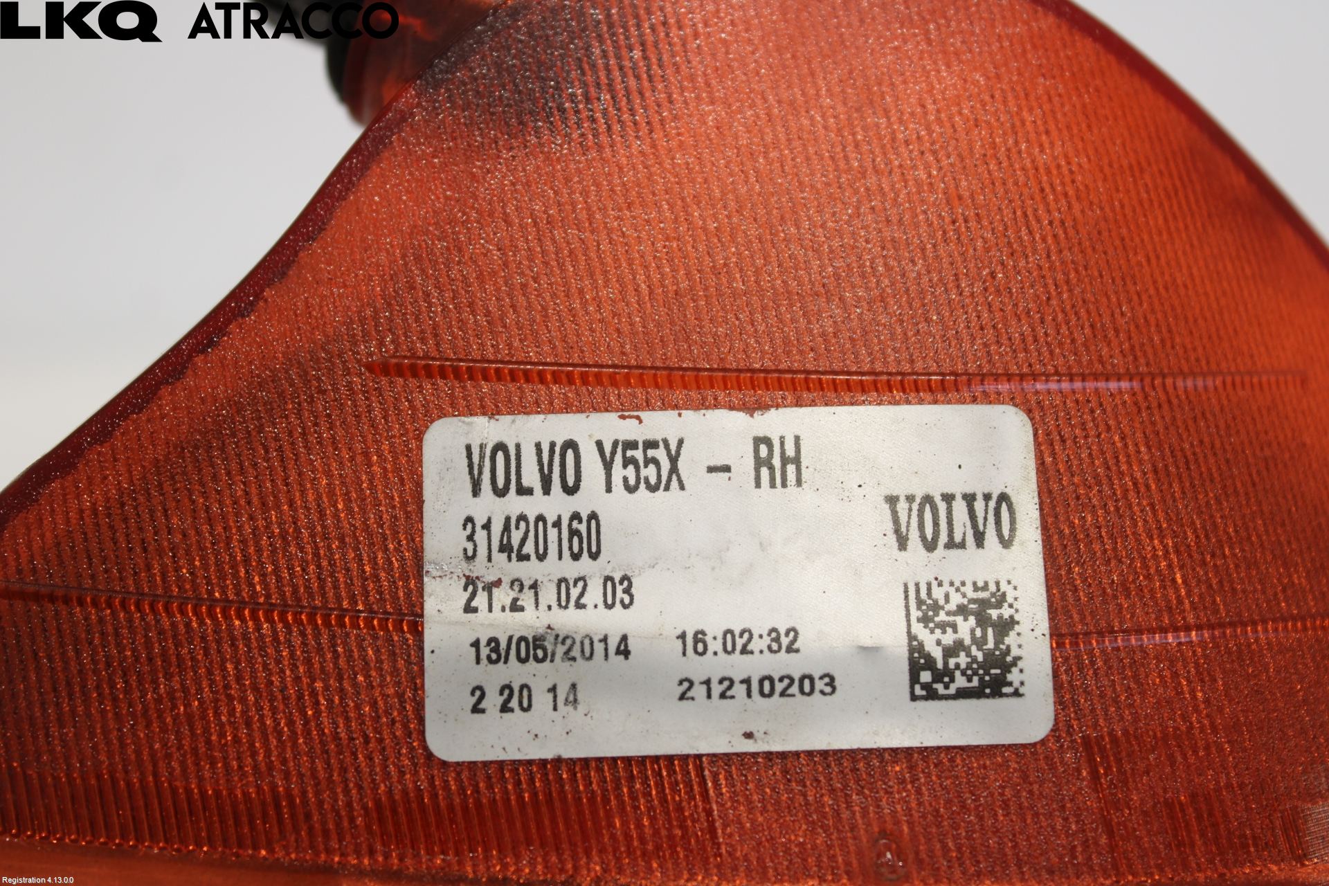 Volvo V40 12-19 Baklykt Ryggelys-Tåkelys