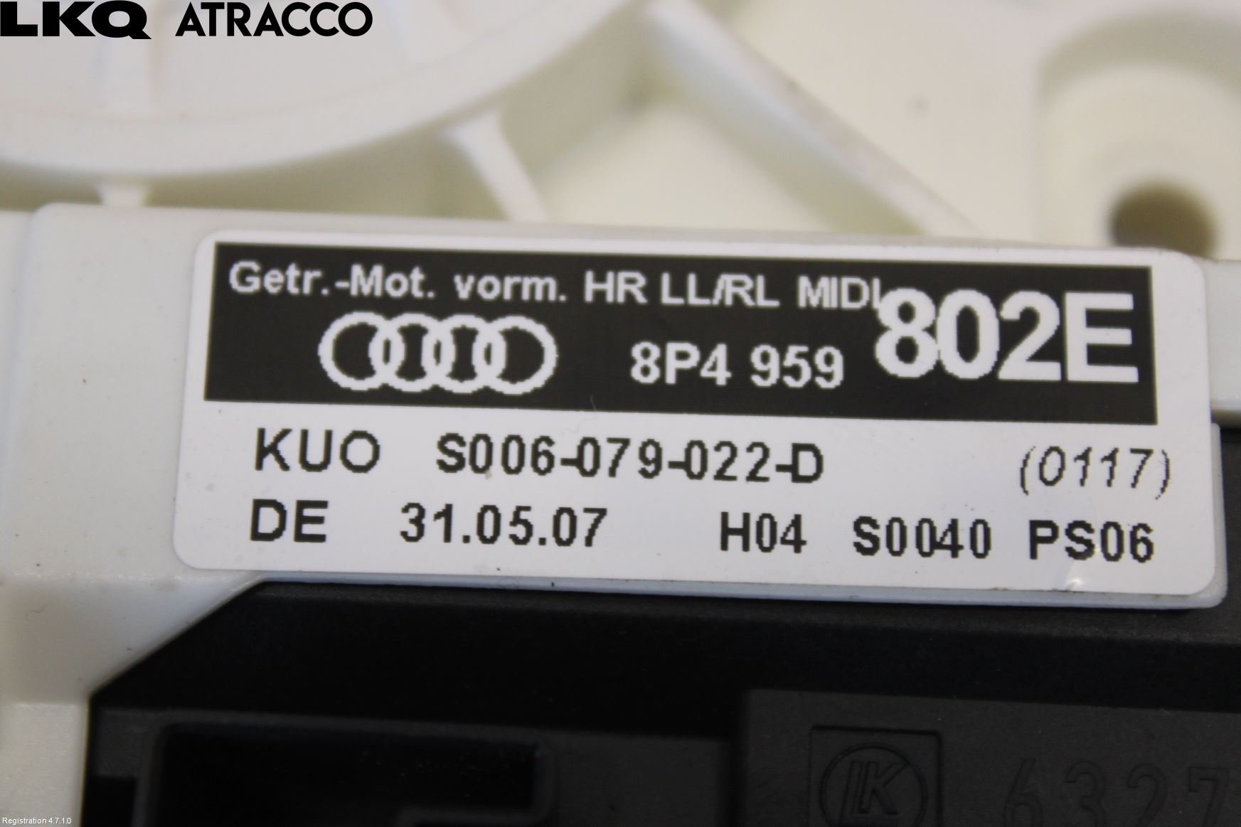 Audi A3/S3 05-13 Vindusheismotor