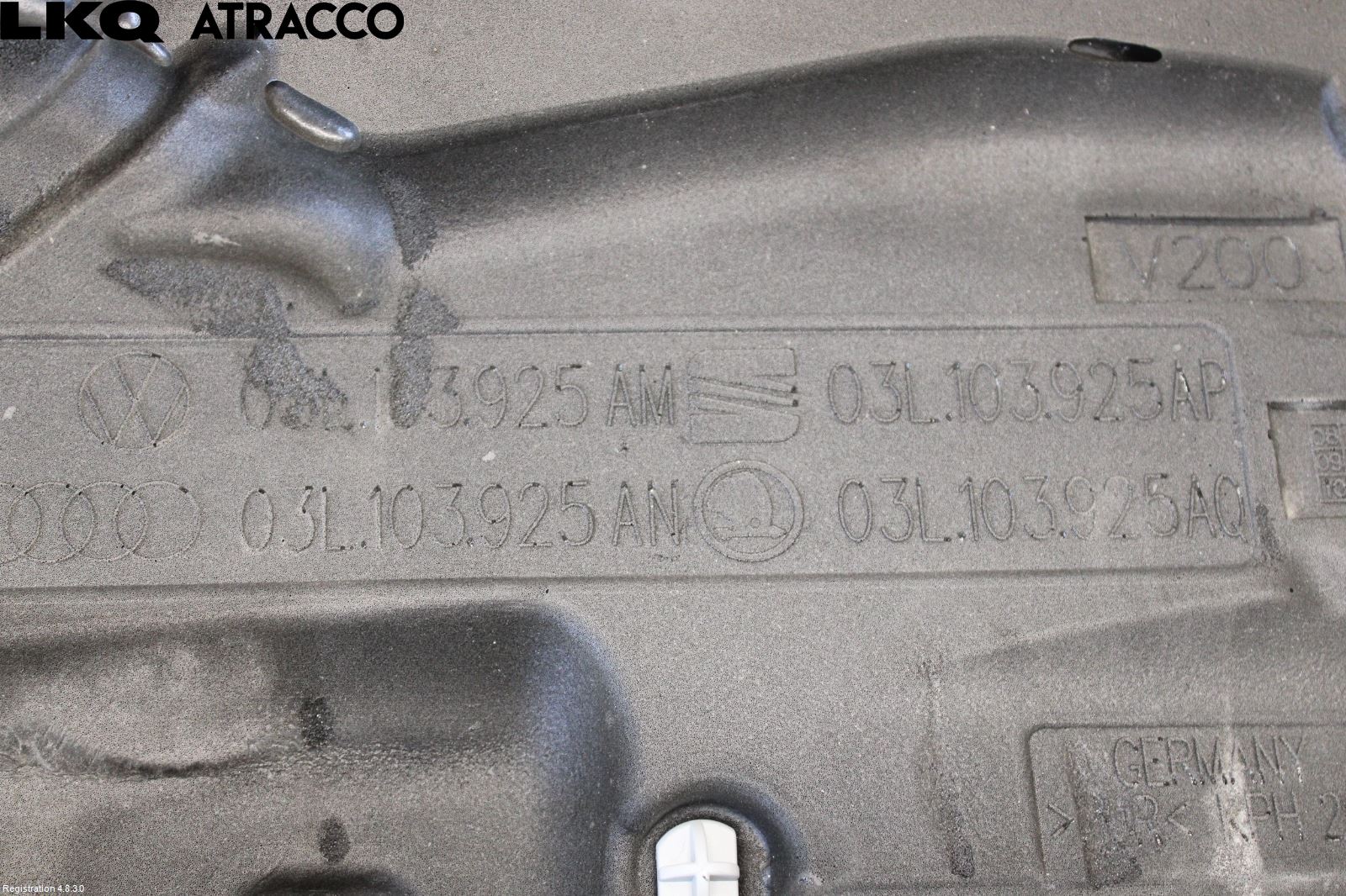 Volkswagen VW GOLF VI 09-13 Motor Deksel Over Motor