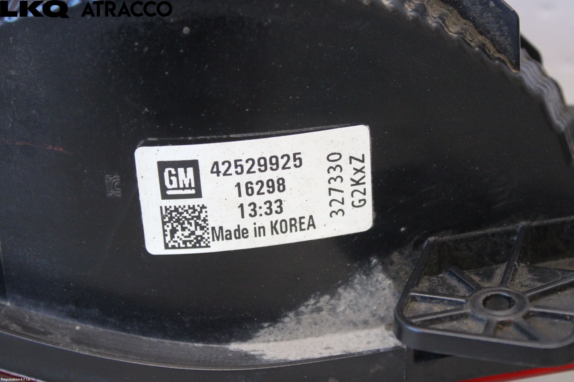 Opel AMPERA 17- Baklykt Ryggelys-Tåkelys