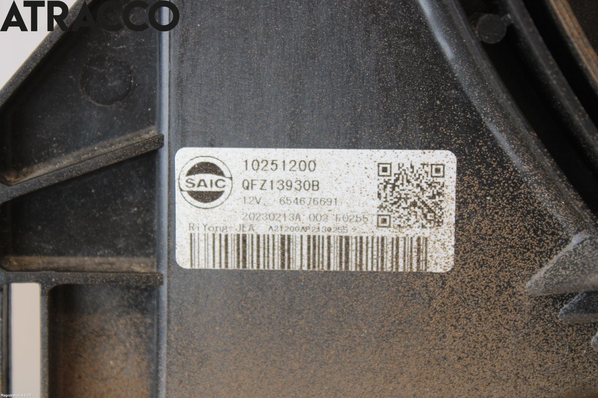 MG ZS EV 20- Kjølevifte Elektrisk