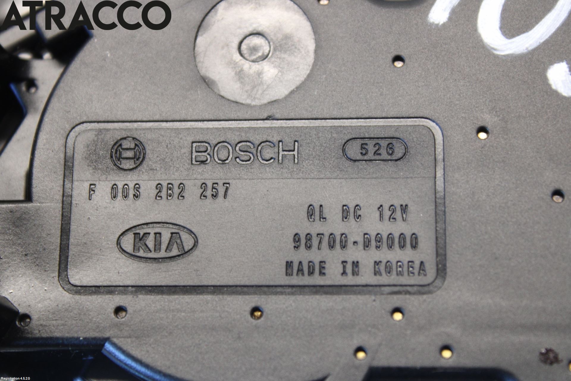 Kia SPORTAGE (QL) 16-21 Viskermotor Bakluke