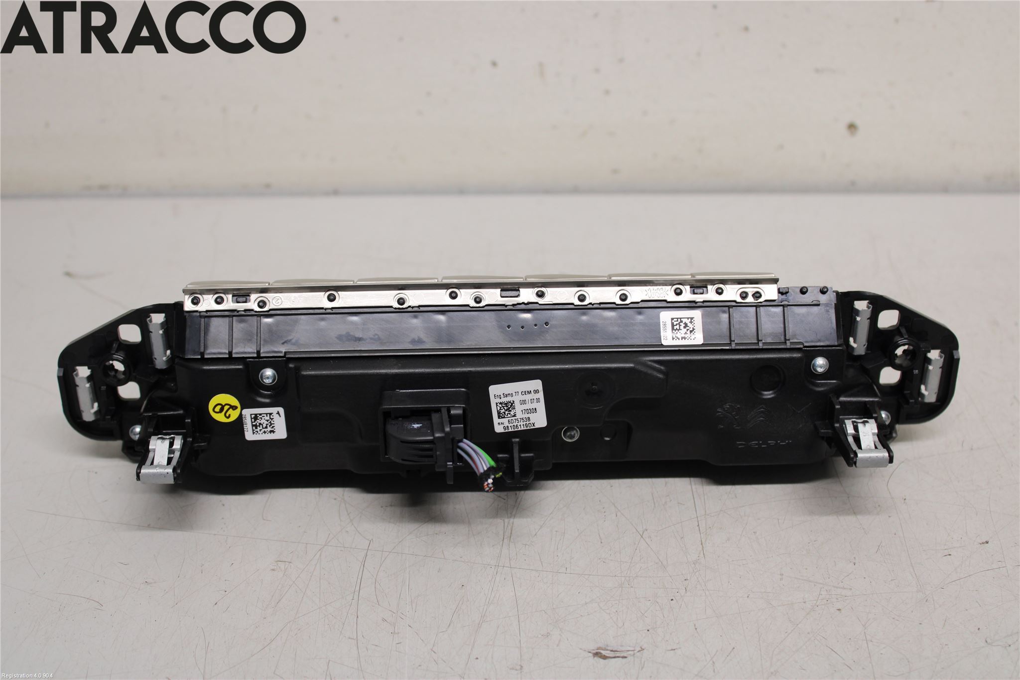 Peugeot 3008 17-24 Varme Ac Betjening-Display
