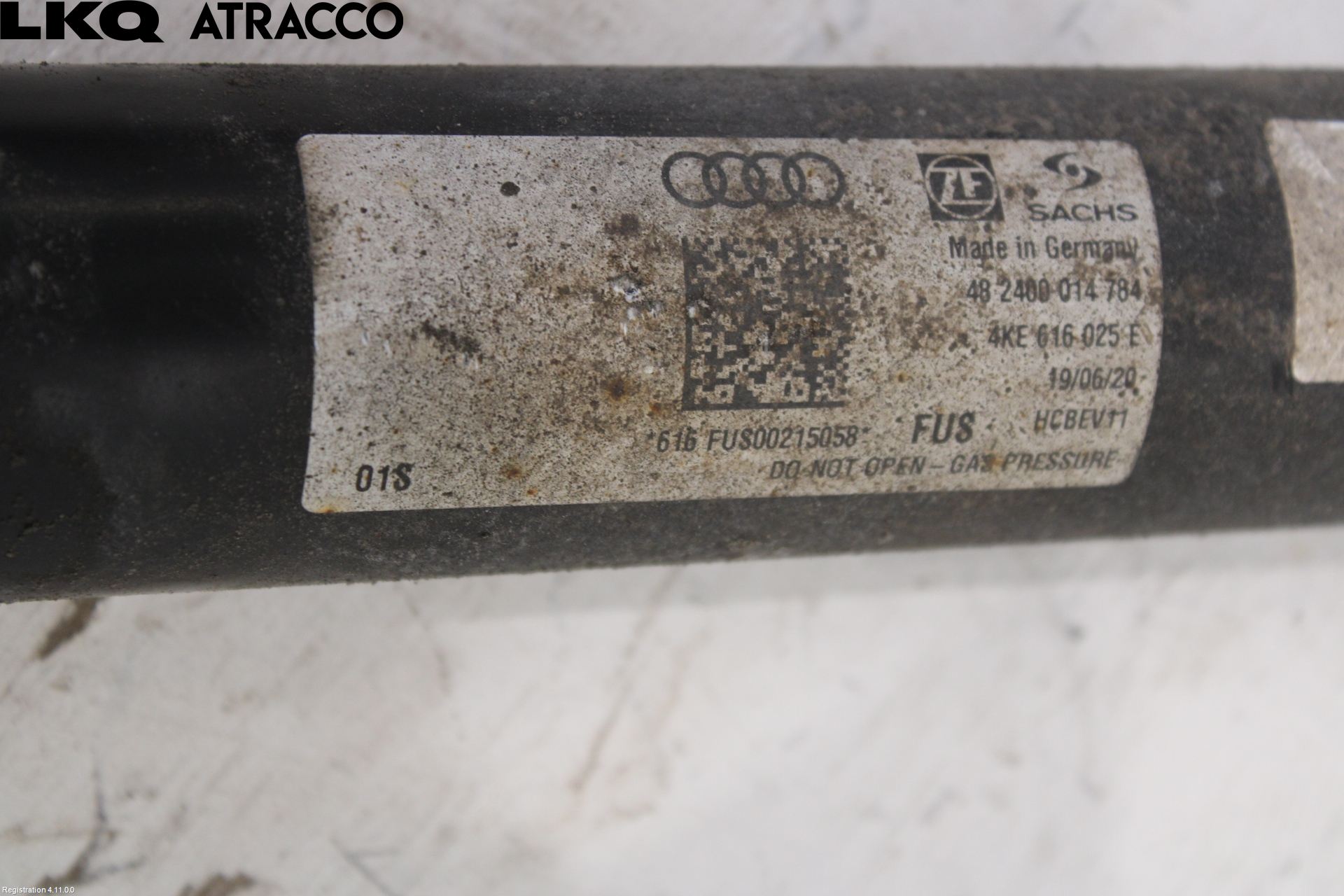 Audi E-TRON, S GE 19- Støtdemper Bak