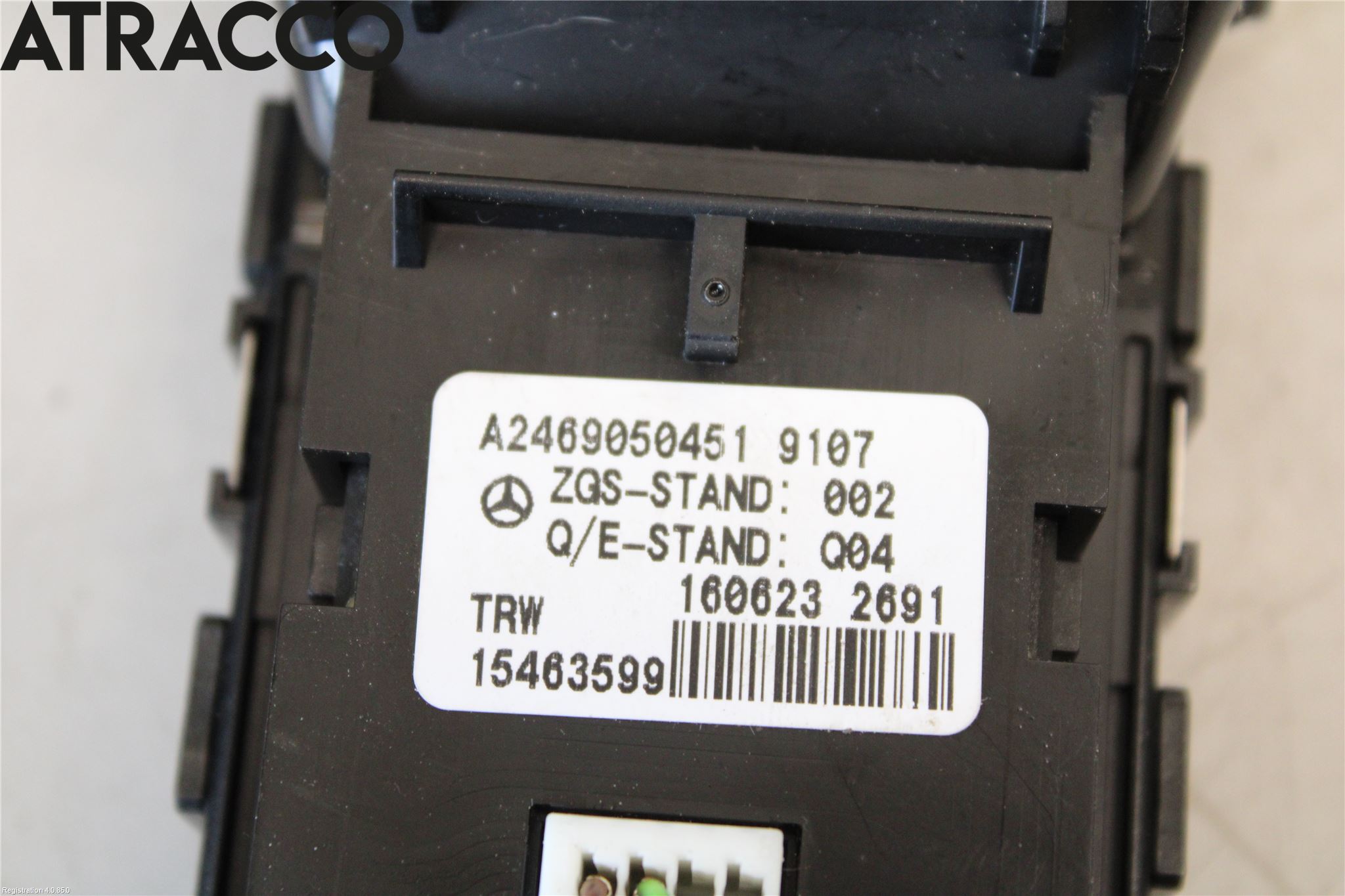 Mercedes-Benz MB CLA-KLASS (C117/X117) 13-19 Bryter Parkeringsbrems