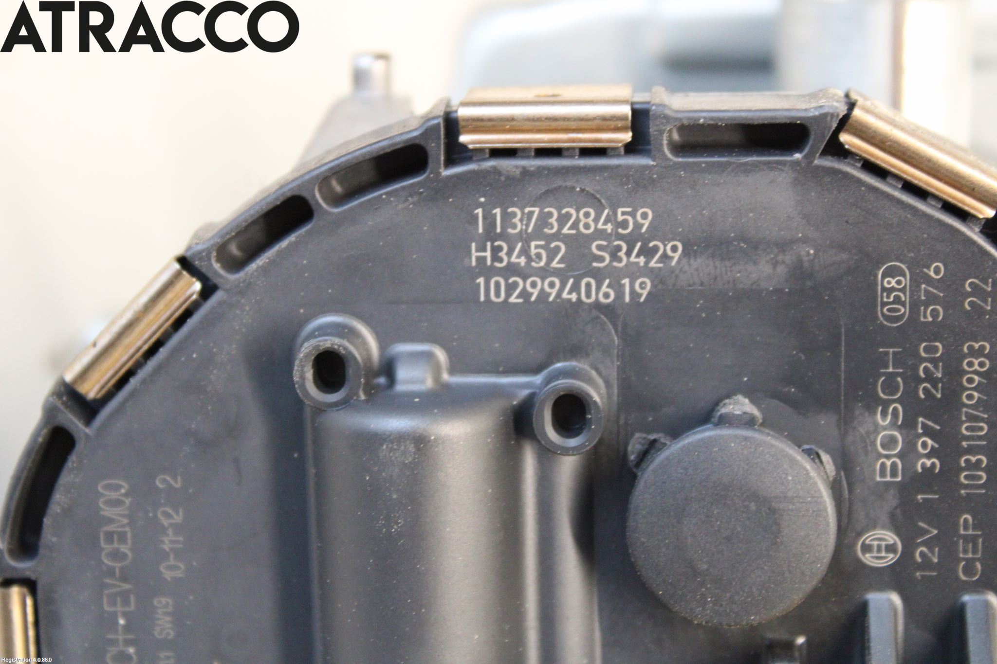 Peugeot 3008 09-16 Viskermotor Frontrute