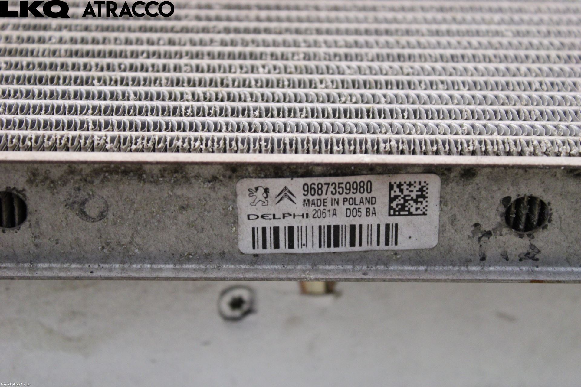 Peugeot 508 11-18 Radiator Manuell