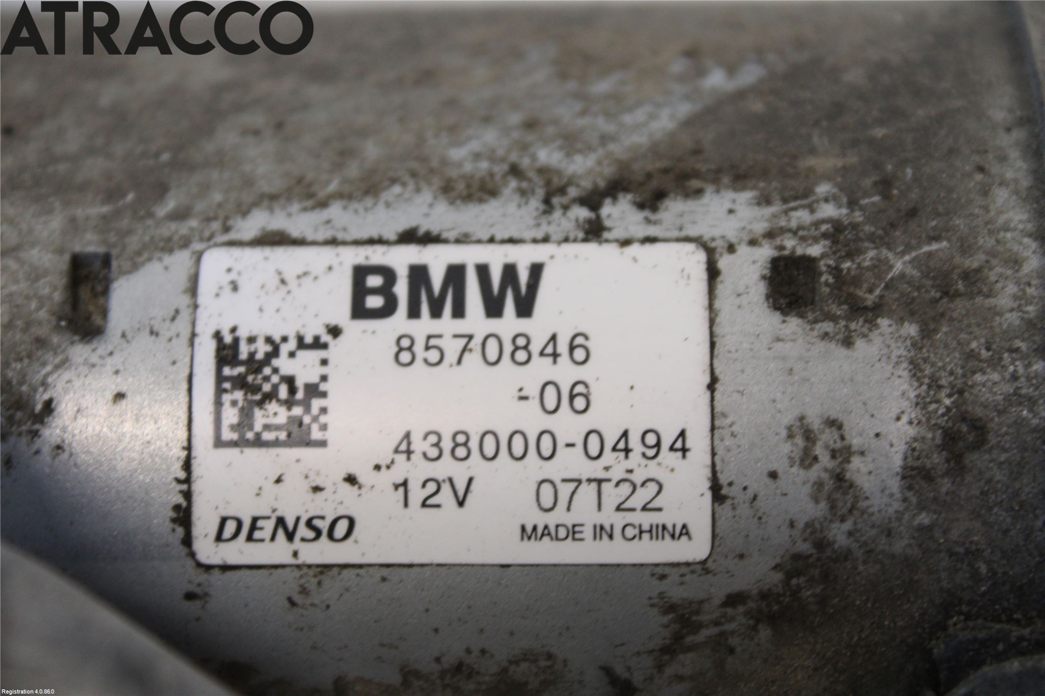 BMW 3 GT F34 13-19 Startmotor Diesel