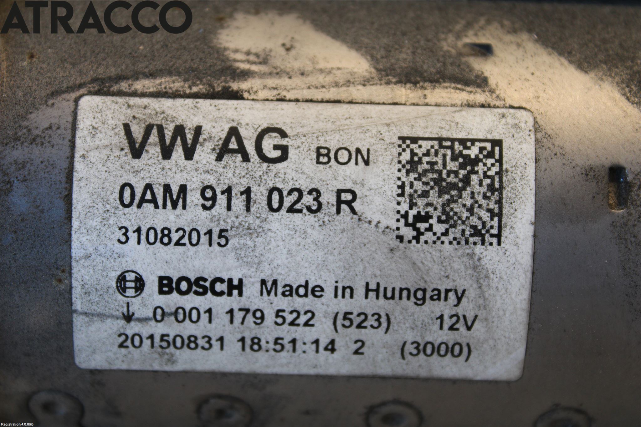 Volkswagen VW GOLF / E-GOLF VII 13-20 Startmotor