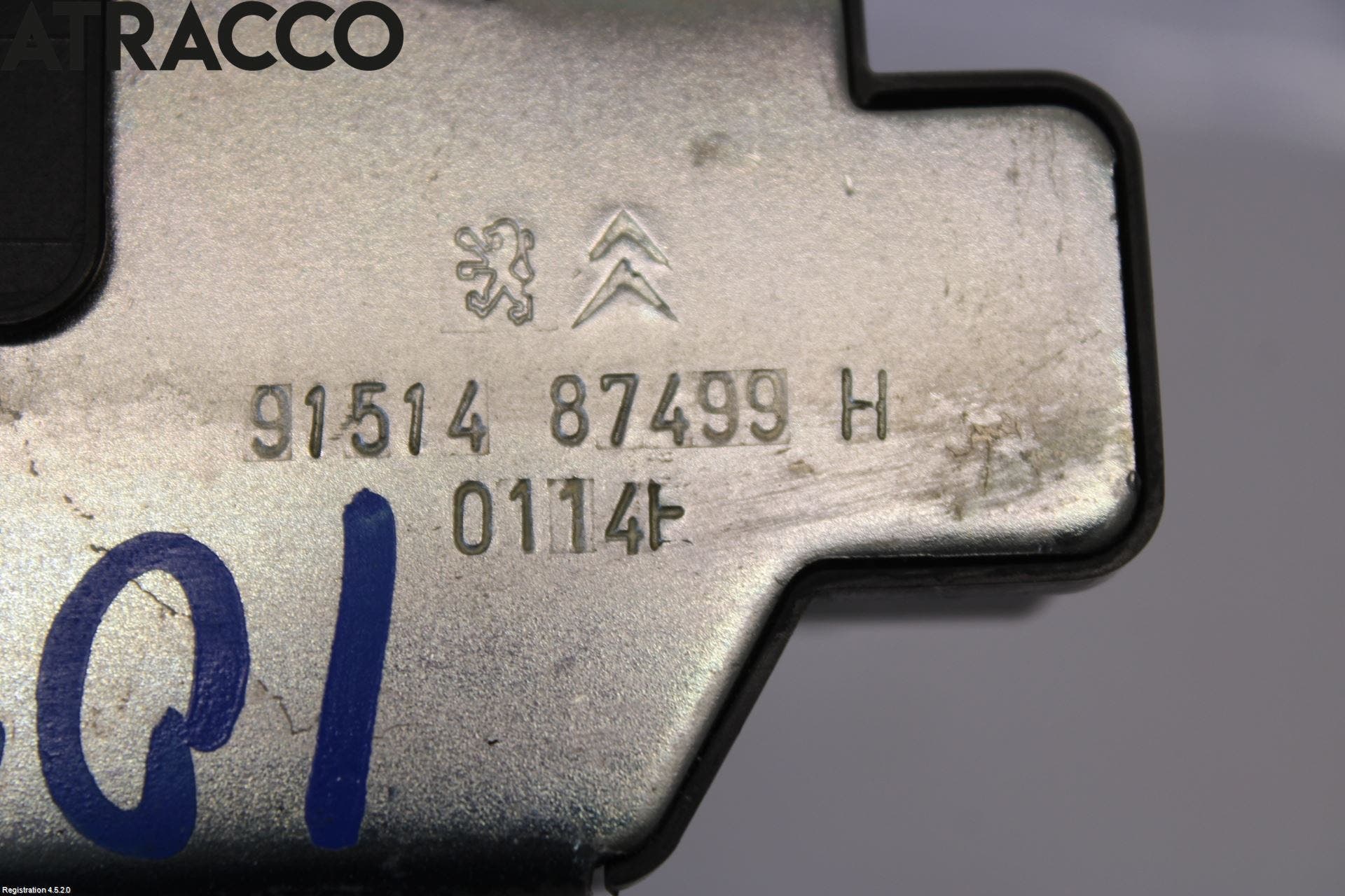 Peugeot 208 12-15 Bakluke-Lokk Låsekasse