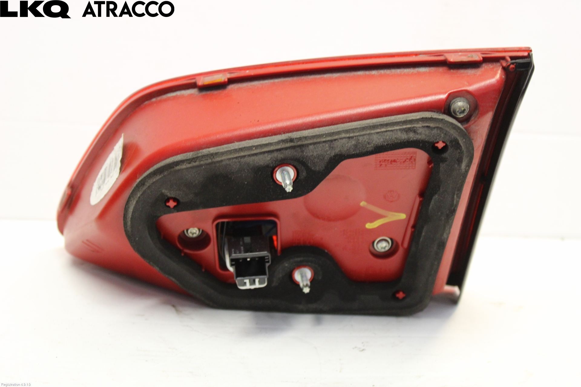 Volkswagen VW PASSAT 11-14 Baklykt Venstre  På Luke(Indre