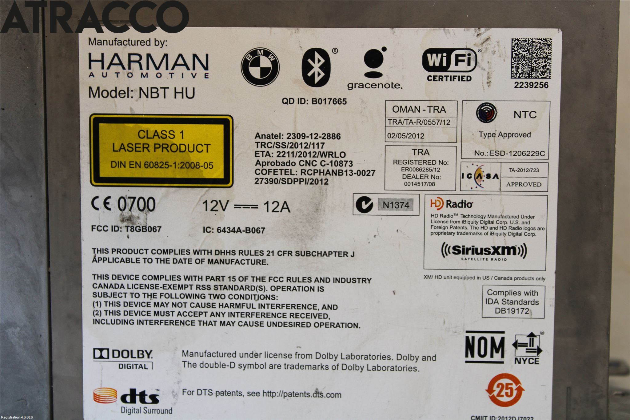 BMW i3 I01 13-22 Gps Navigator