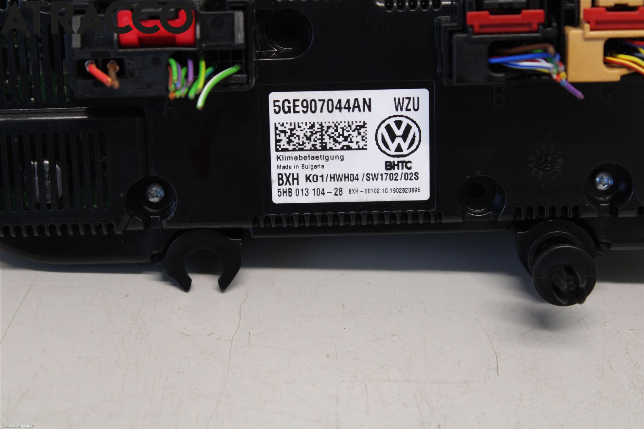 Volkswagen VW GOLF / E-GOLF VII 13-20 Varme Ac Betjening-Display