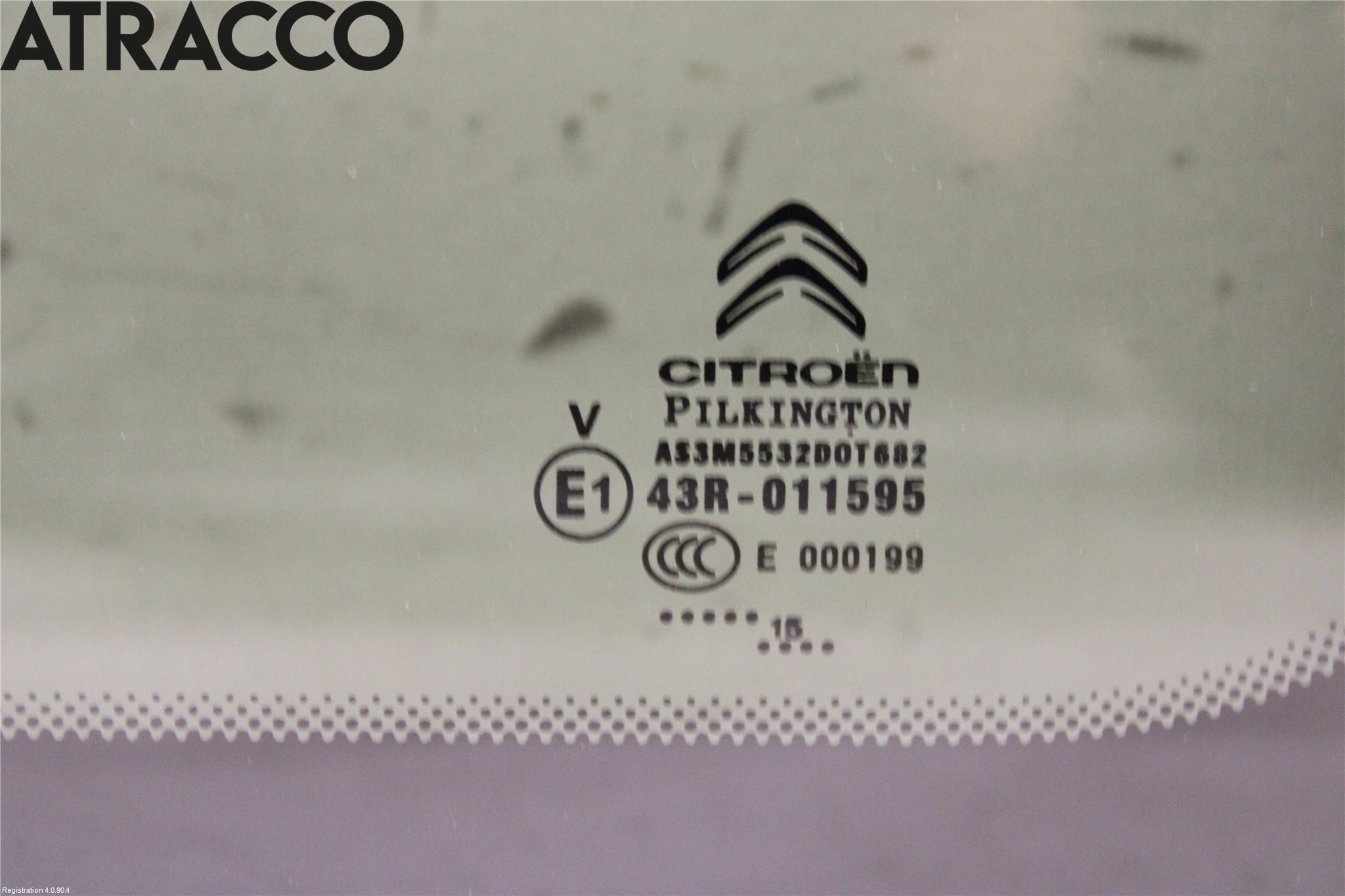 Citroen C4 CACTUS 14-20 Dørrute Bak Høyre 4Dørs