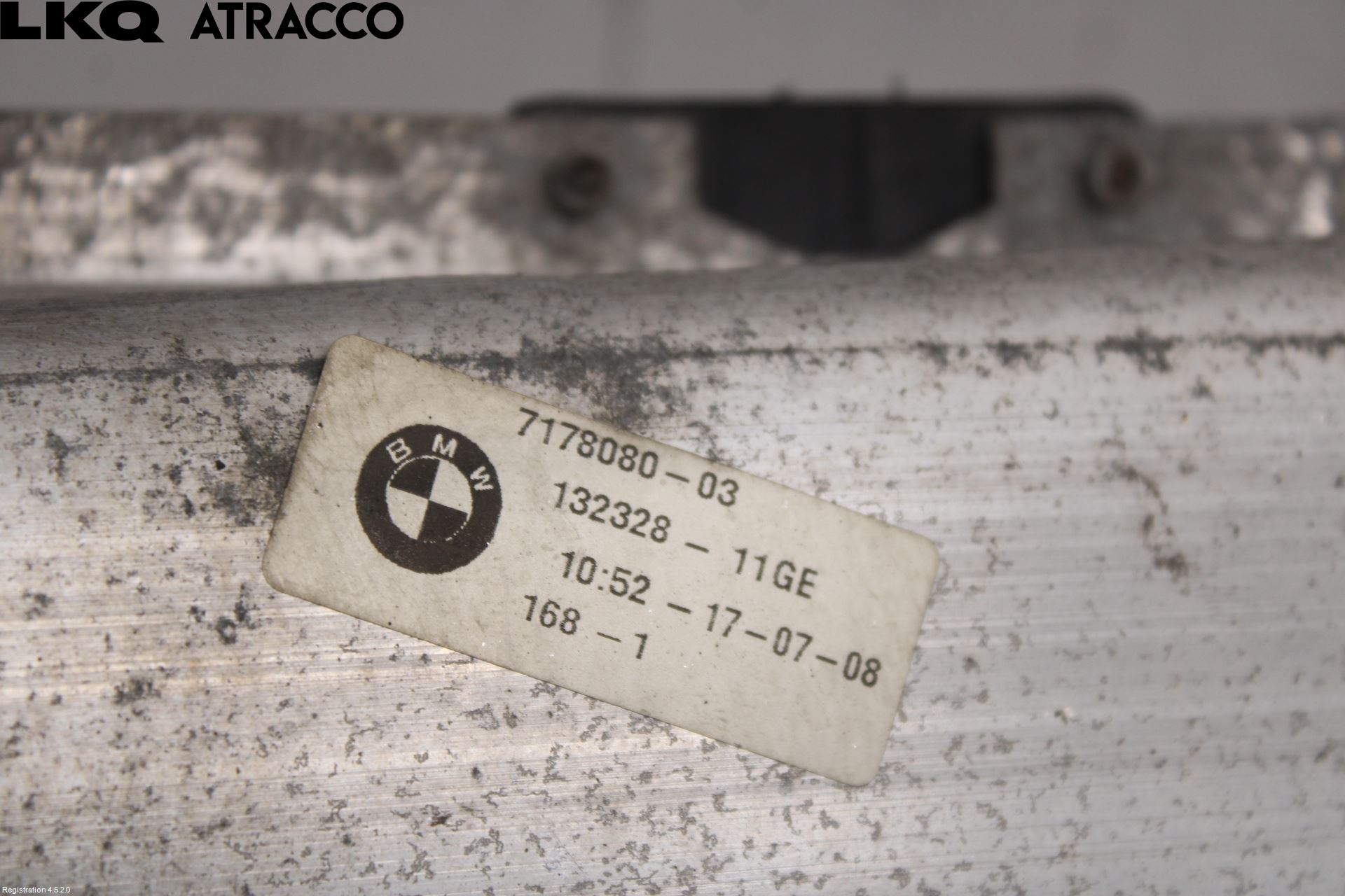 BMW 5 E60/61 Sed/Tou 02-10 Støtfanger Foran Bjelke