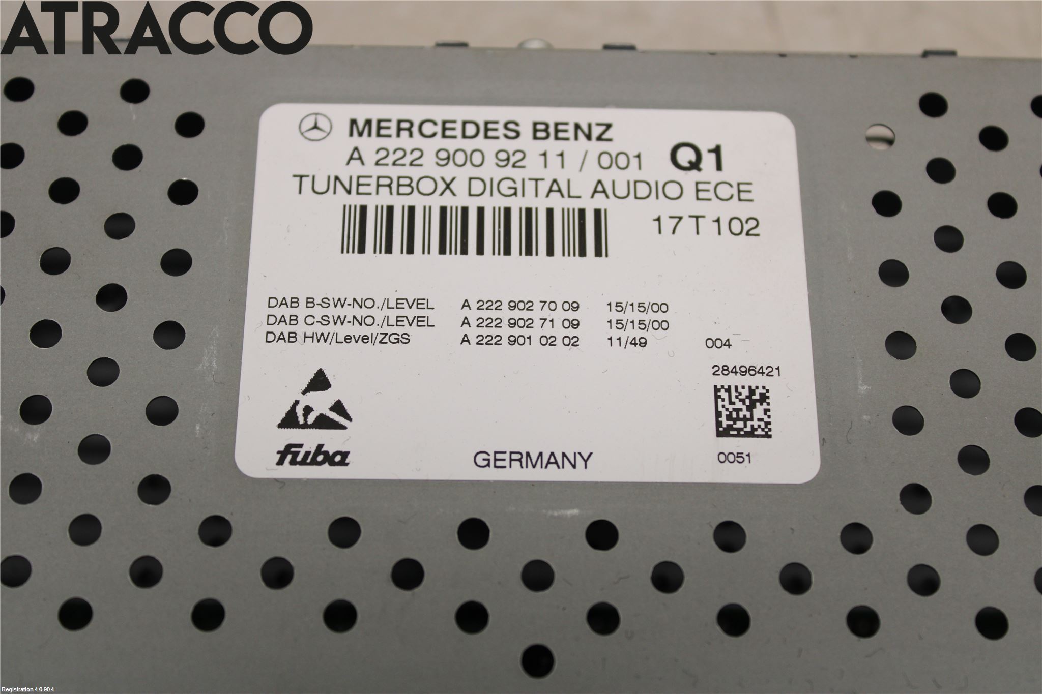 Mercedes-Benz MB B-KLASS (W246/W242) 12-19 Stereo Radio Øvrig