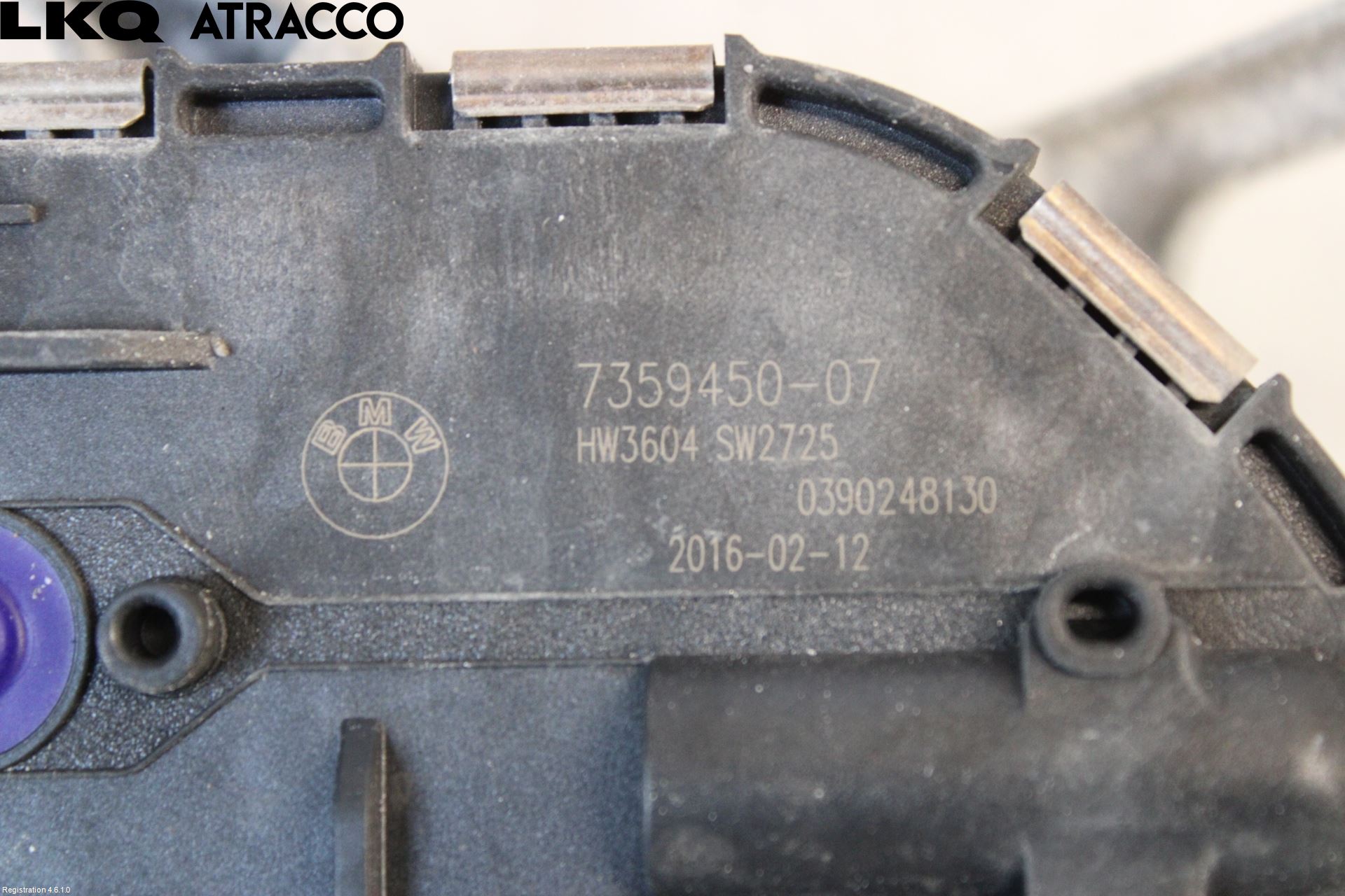 BMW i3 I01 13-22 Viskermotor Frontrute